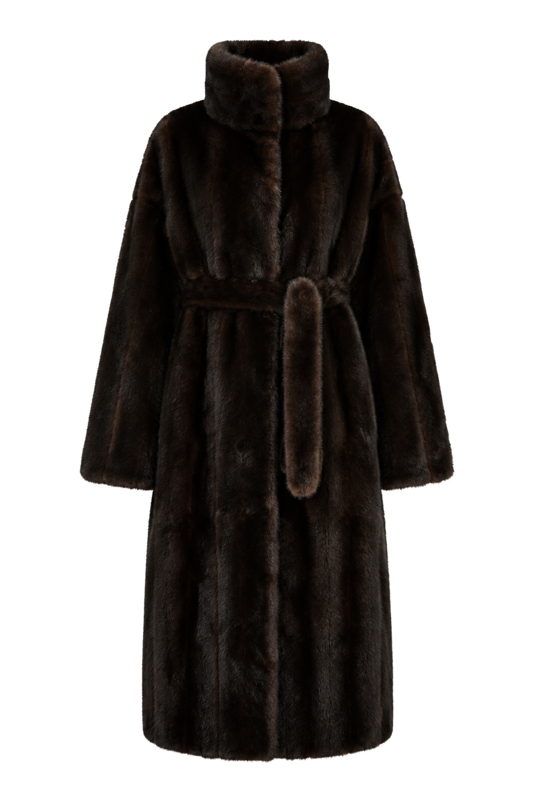 Ravello Faux Fur Robe Coat