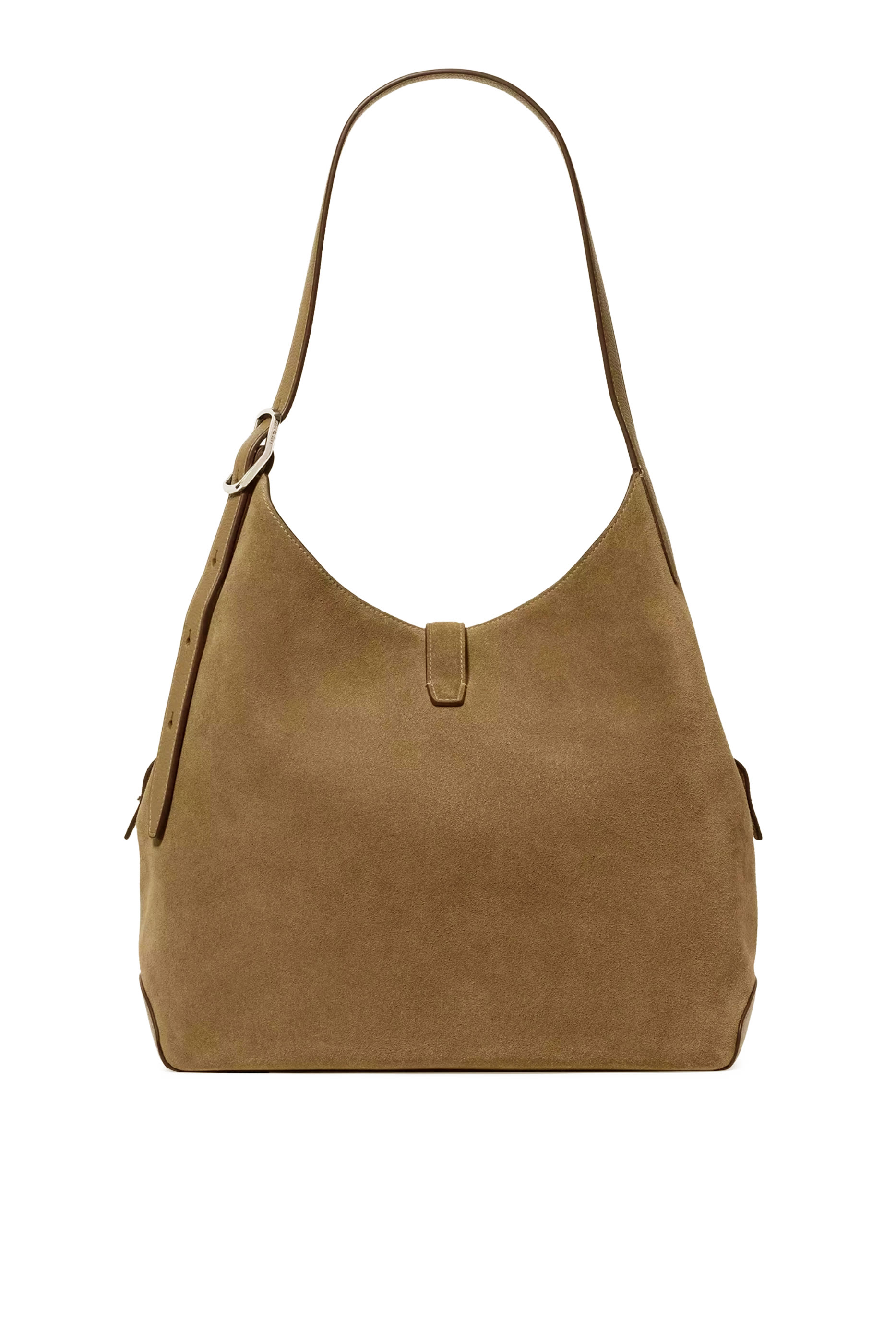 Deco Suede Crossbody Tote Bag