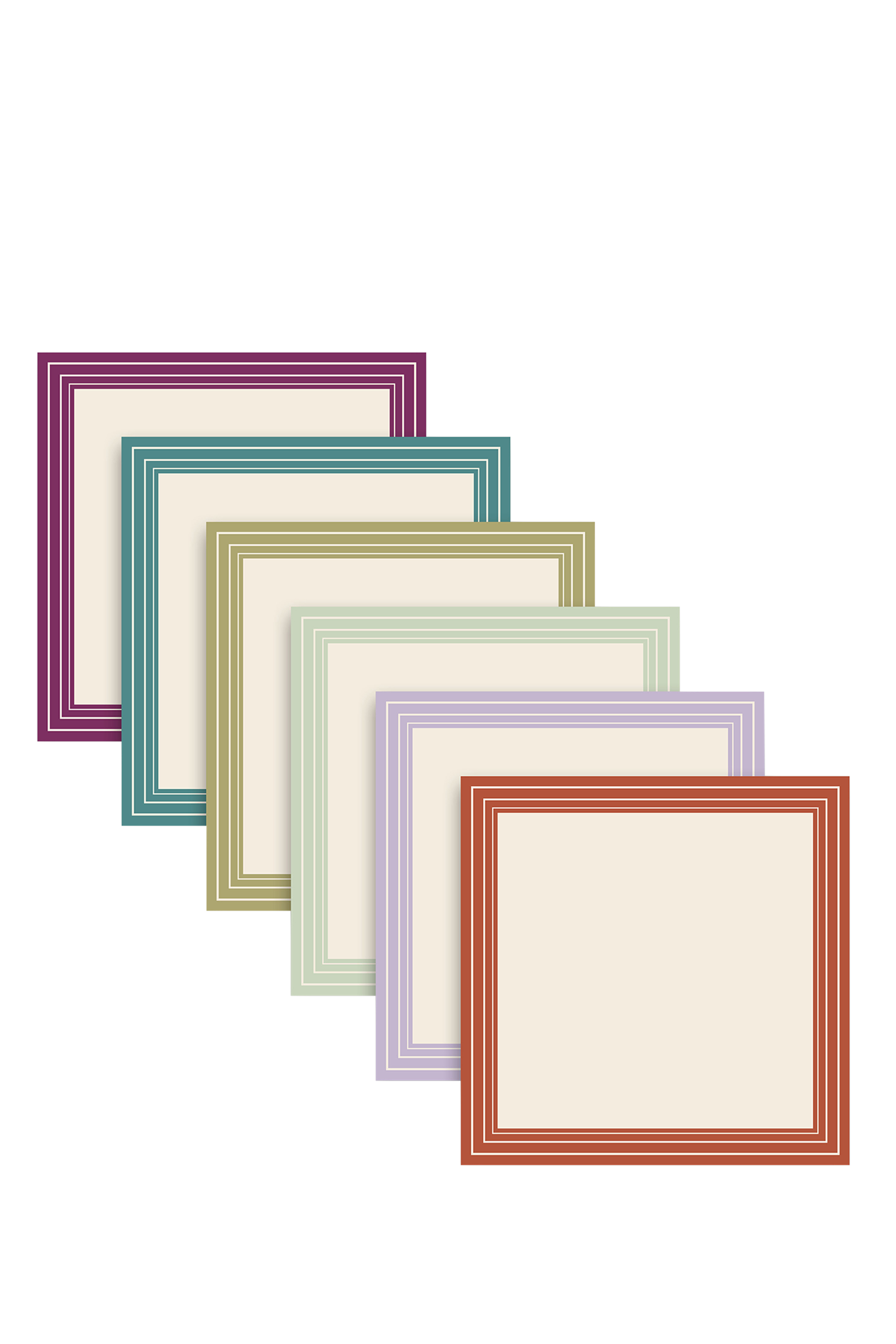 Happy Zig Zag Placemats Set 