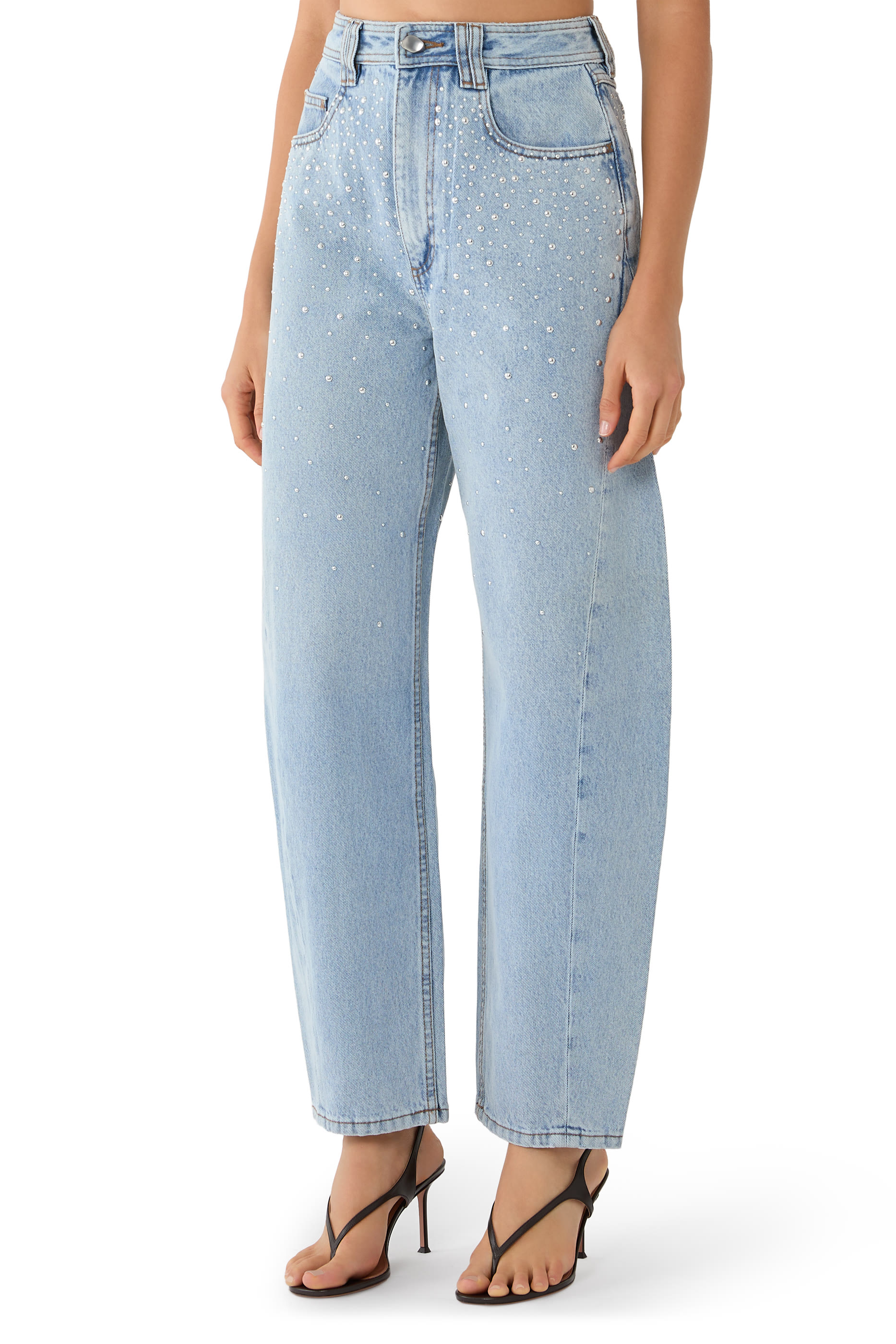 Lucina Barrel Denim Jeans 