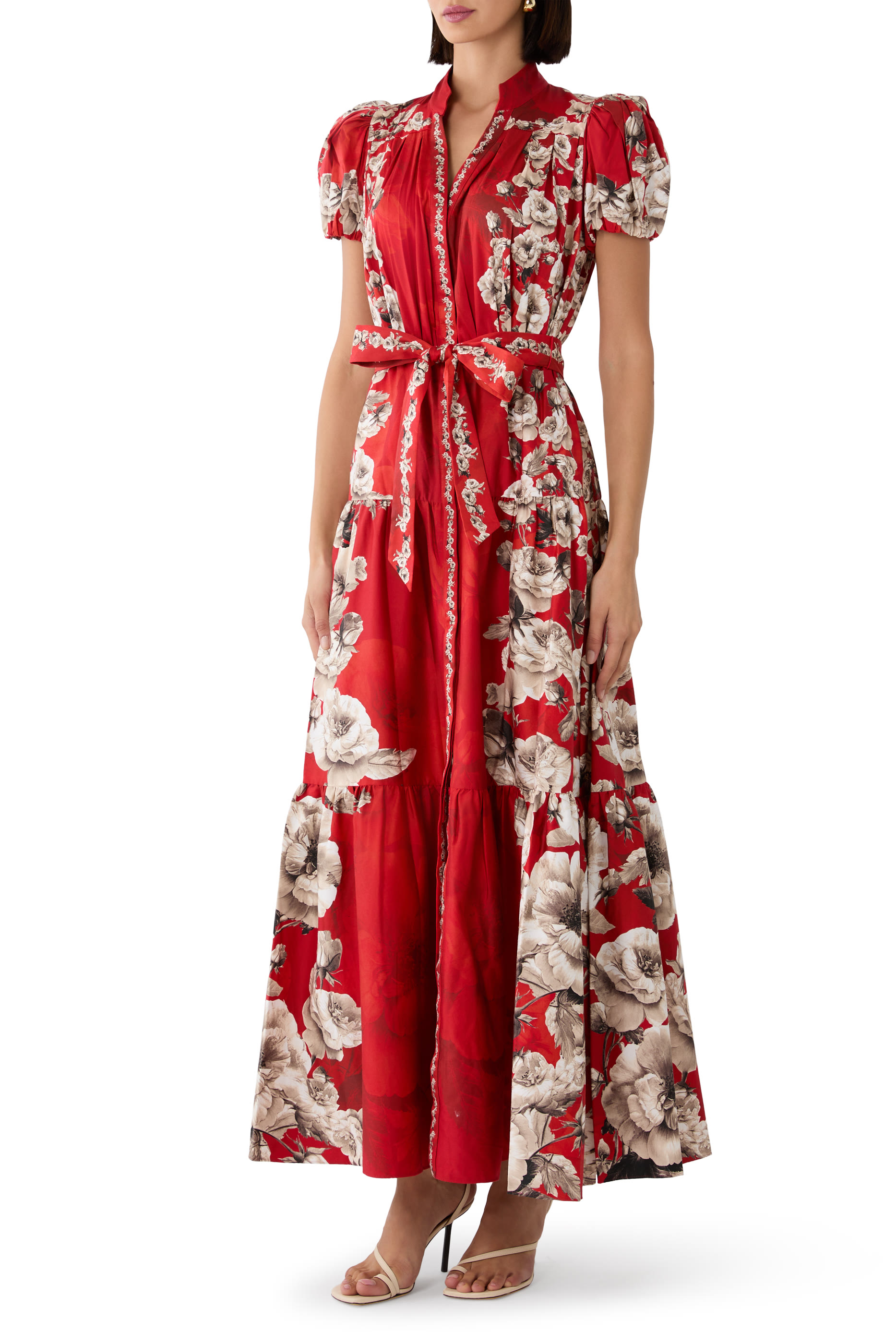 فستان كورا طويل بتصميم قميص