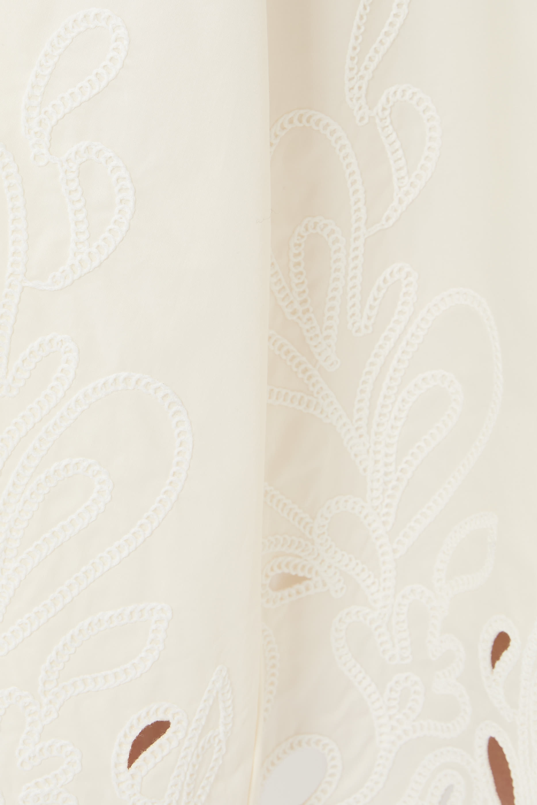 Paisley Bloom Embroidered Espe Skirt 