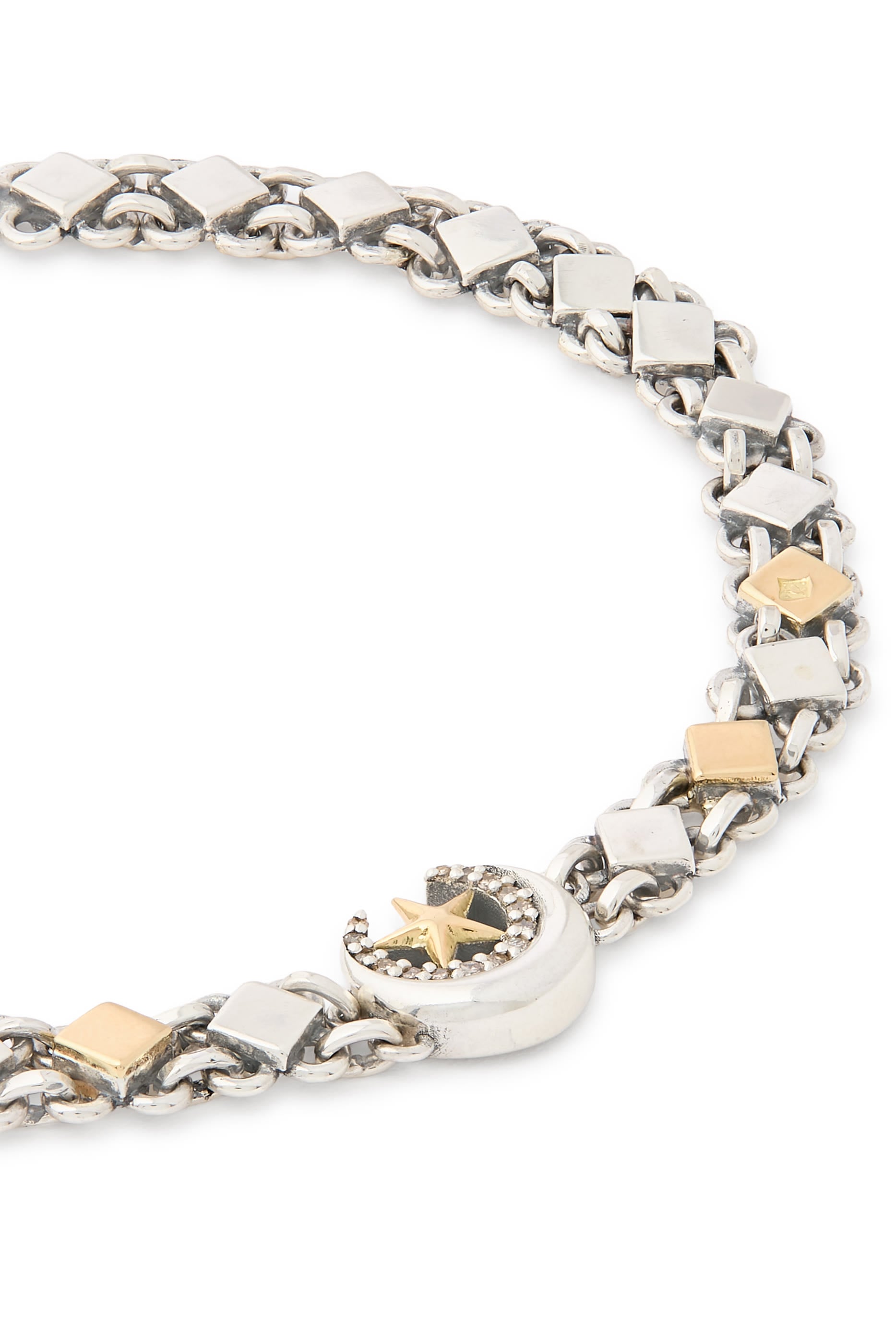  Soraya Ottoman Chain Bracelet, 18K Gold & Sterling Silver