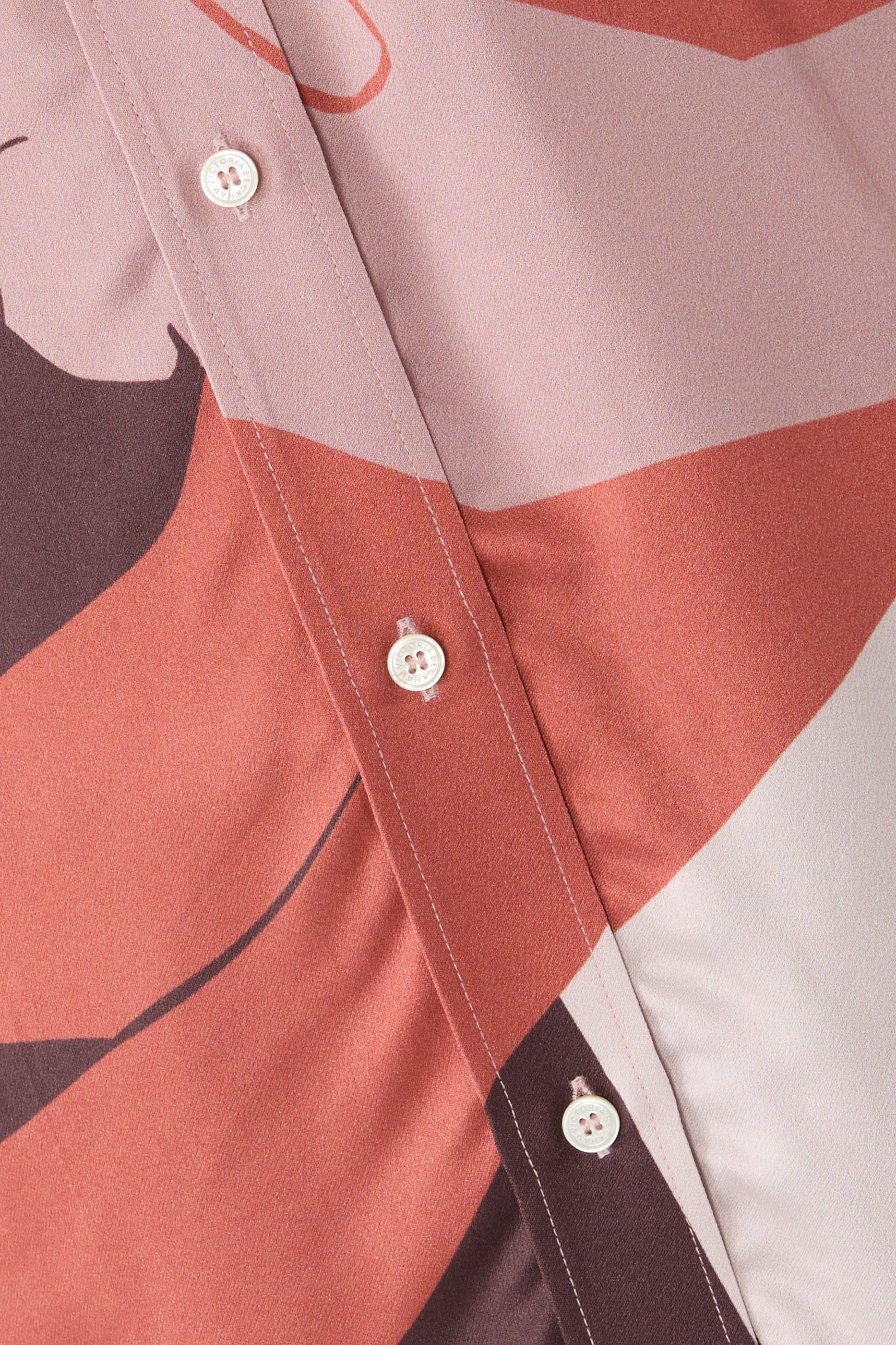 Remi Shirt in Abstract Earth Print 