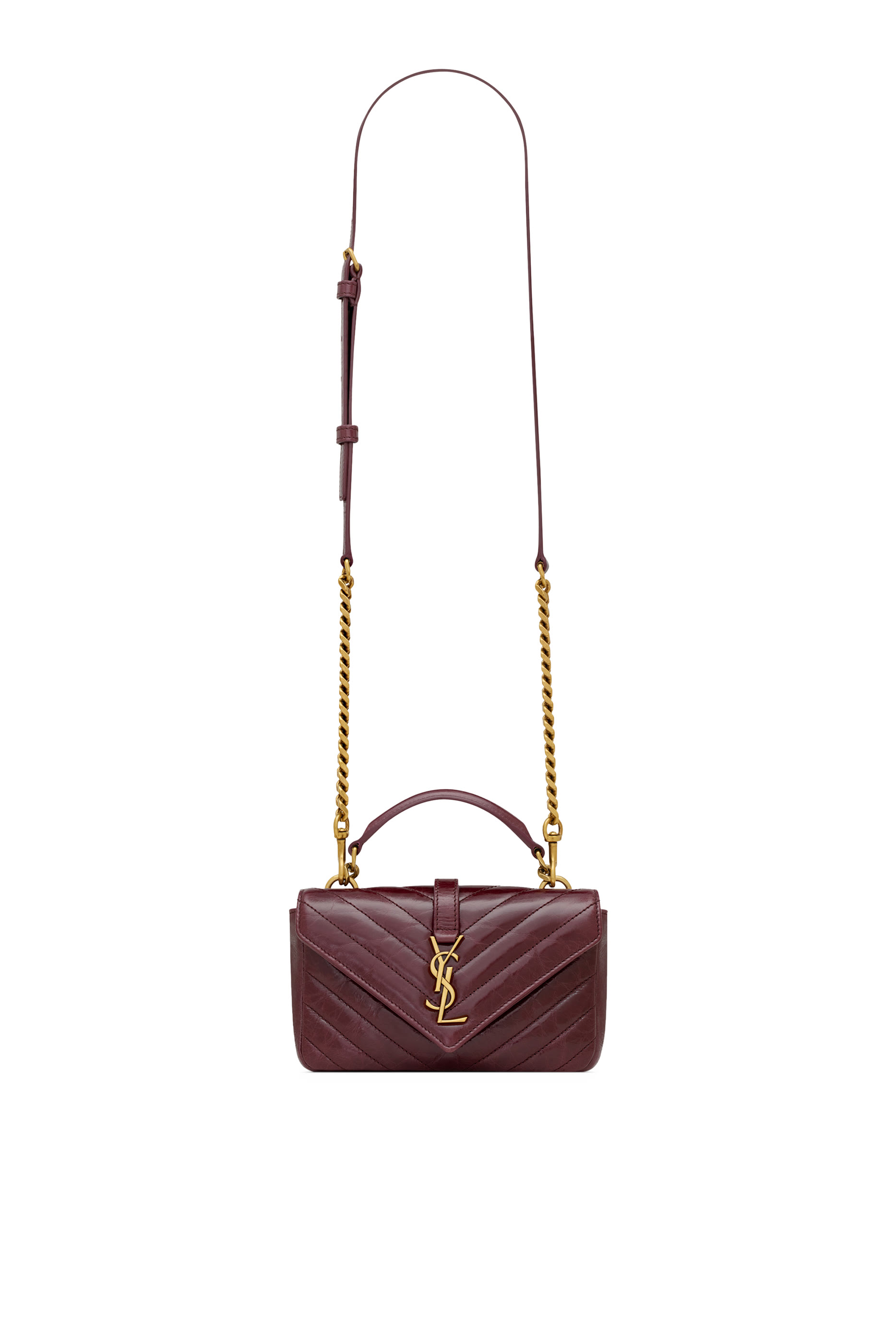 Mini College Chain Quilted Shoulder Bag