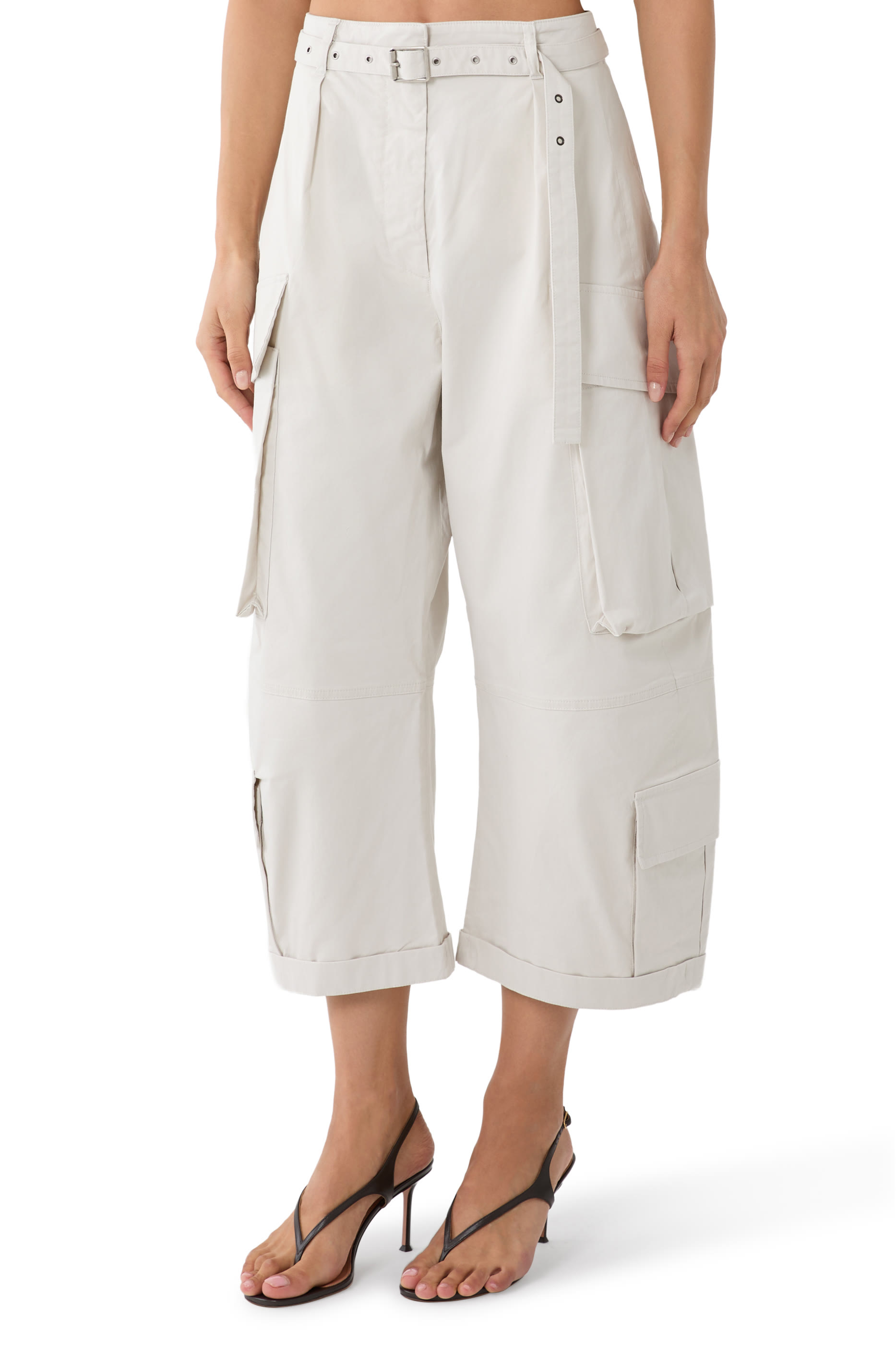 Belted Cargo Trousers