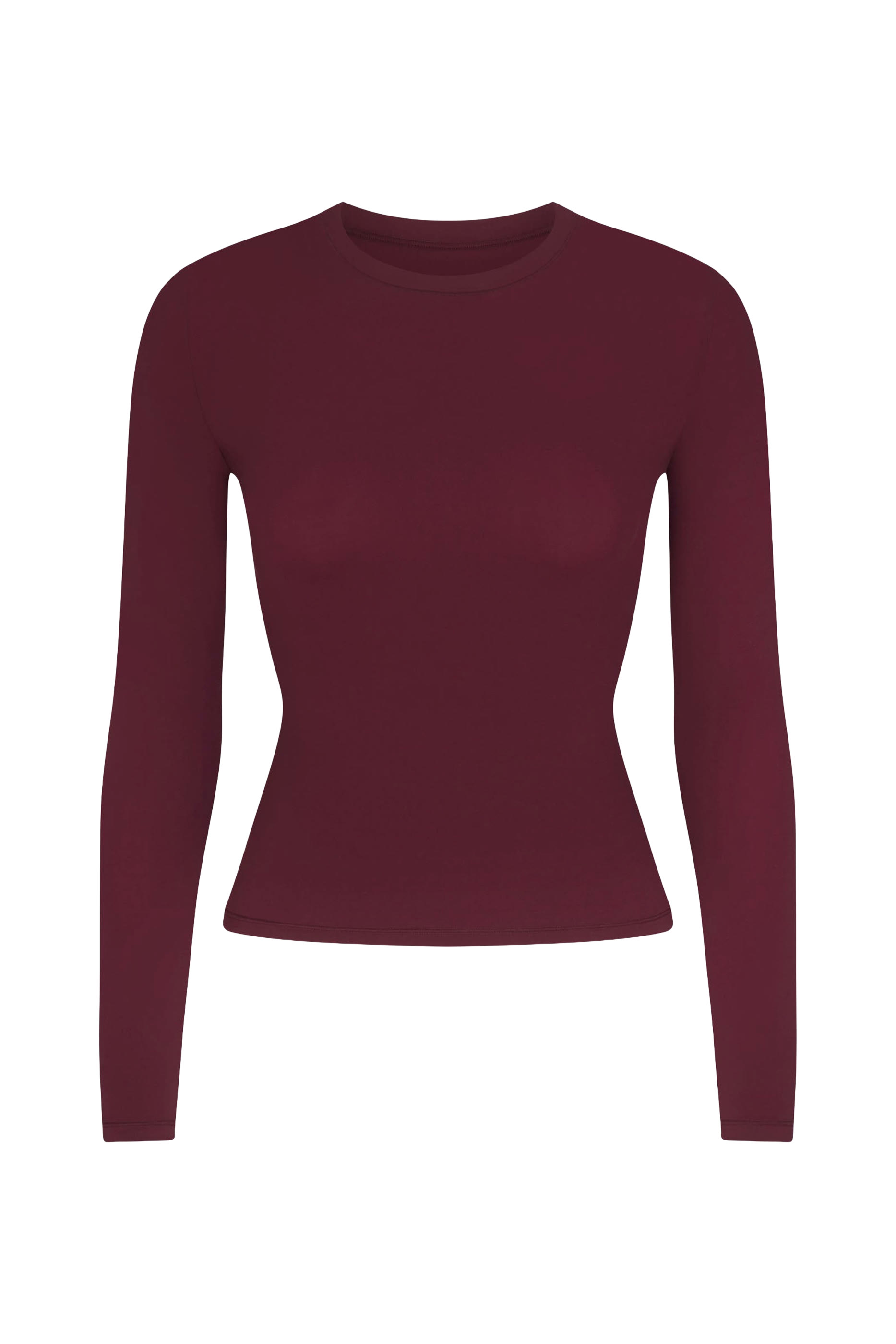 Cotton Jersey Long Sleeve T-Shirt