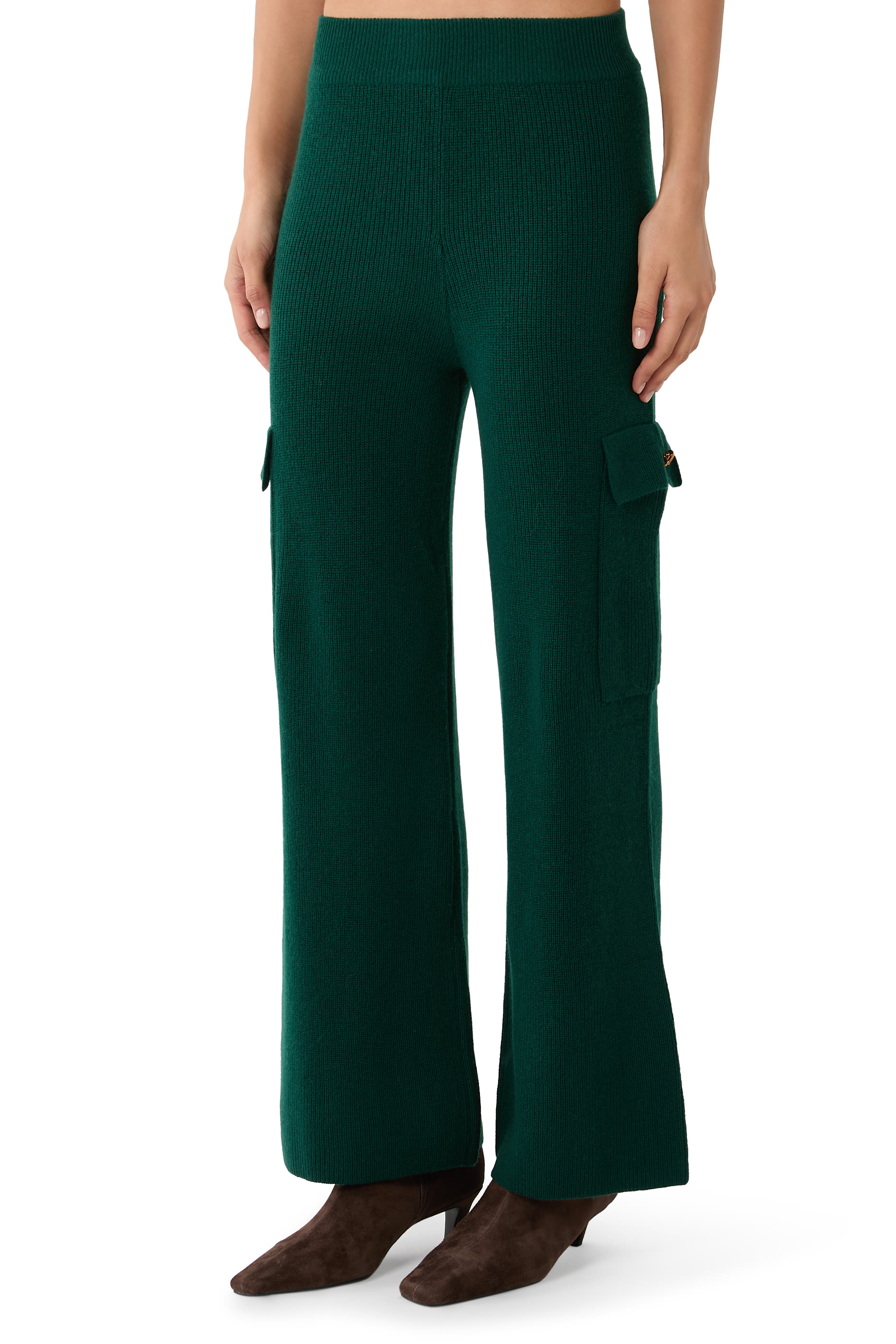 Cargo Pants with Button Detail 