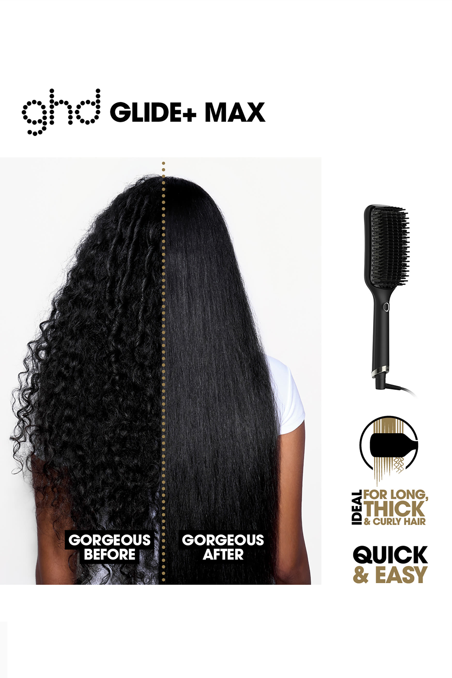 ghd Glide+ Max Electrical Hair Brush