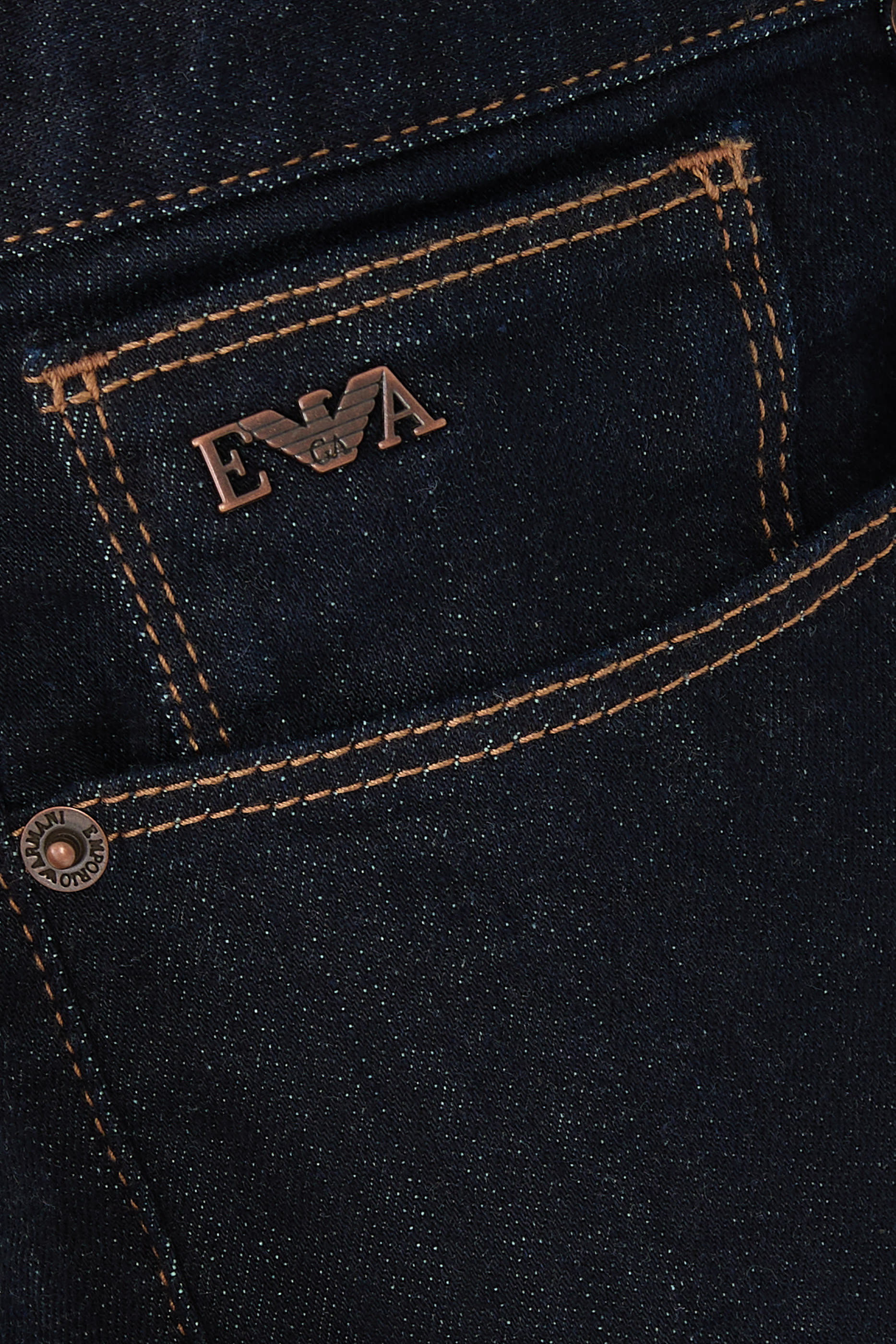 Slim-fit Washed Denim Jeans
