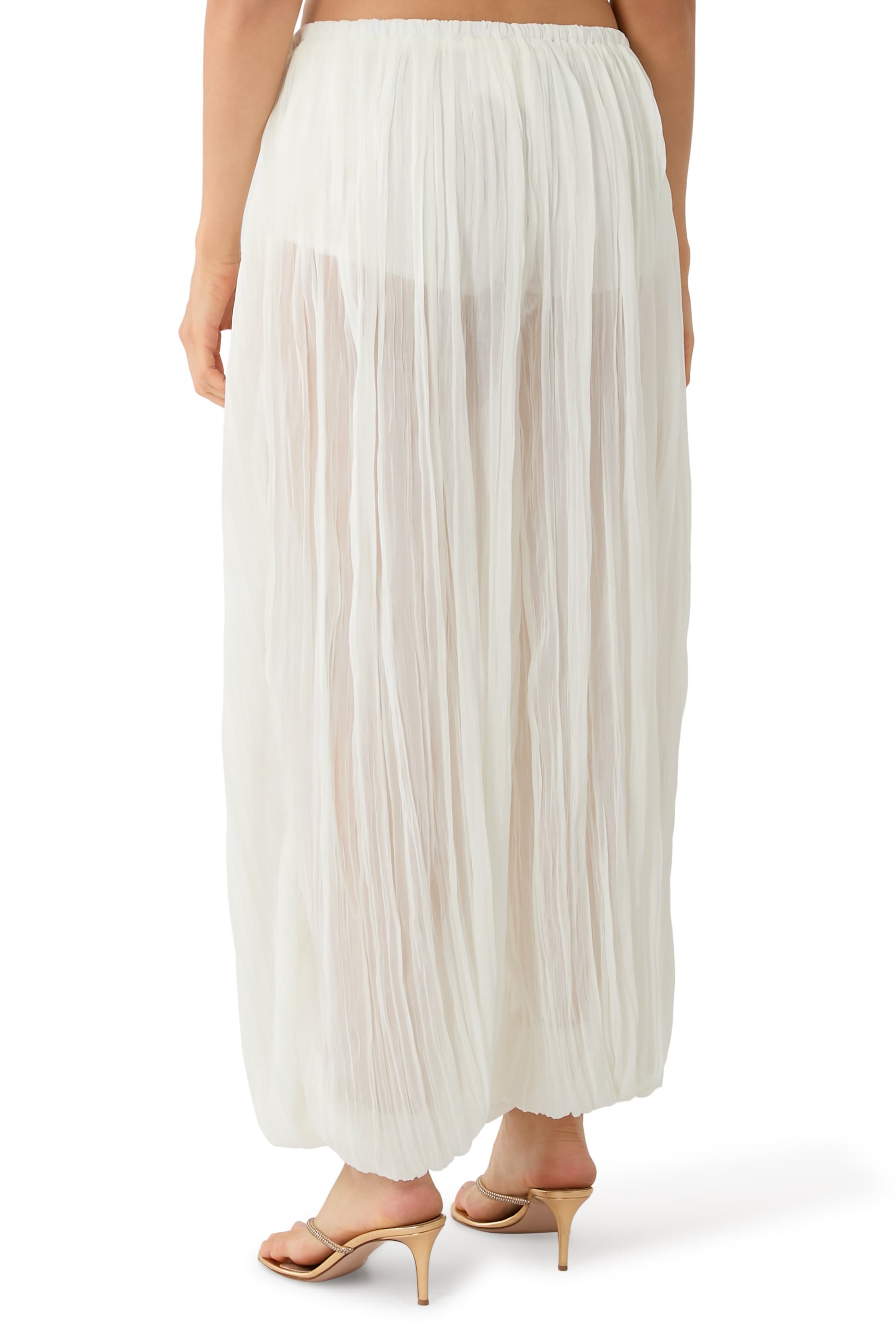 Afton Crinkle Jersey Balloon Pants