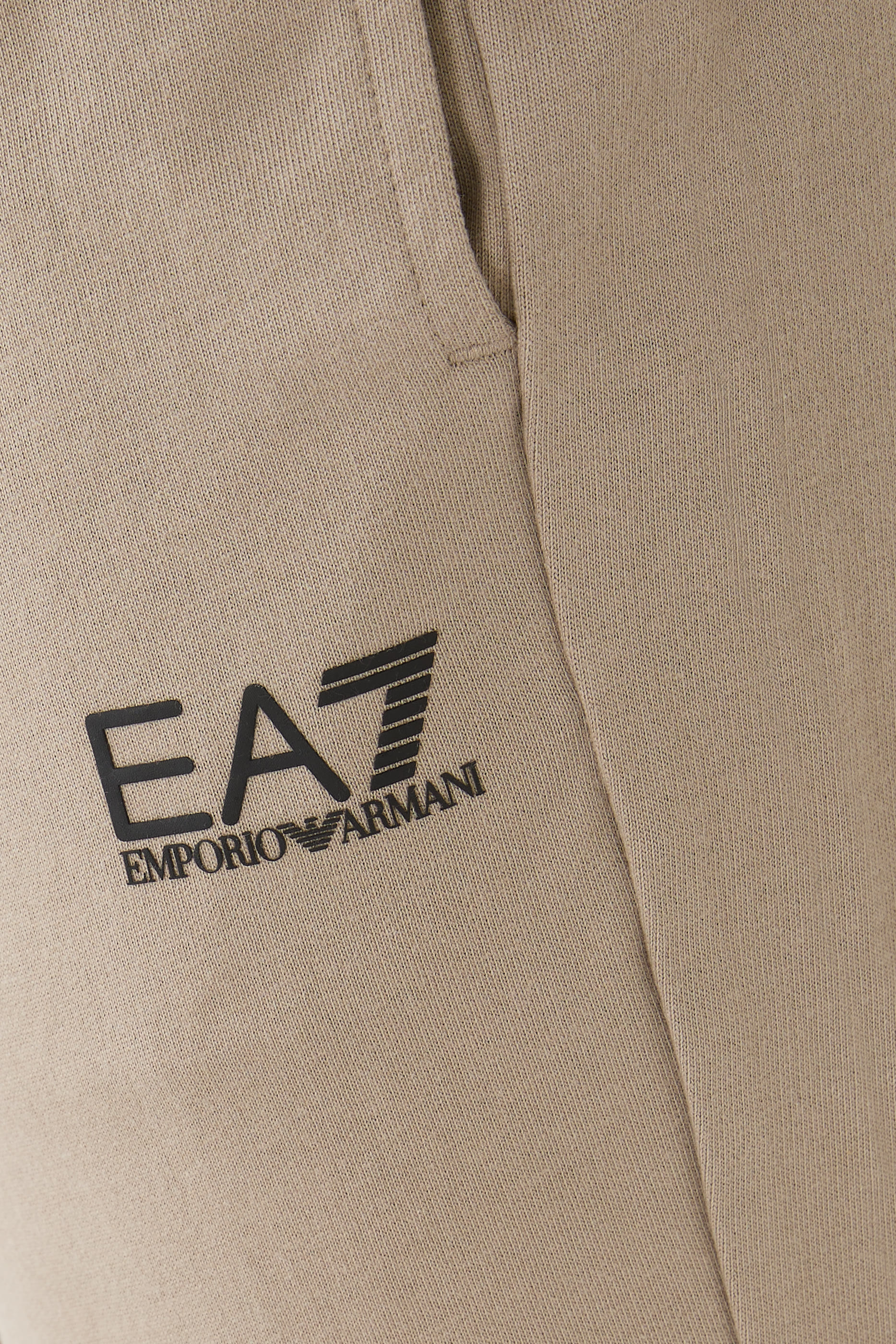 EA7 Logo Cotton Sweatpants