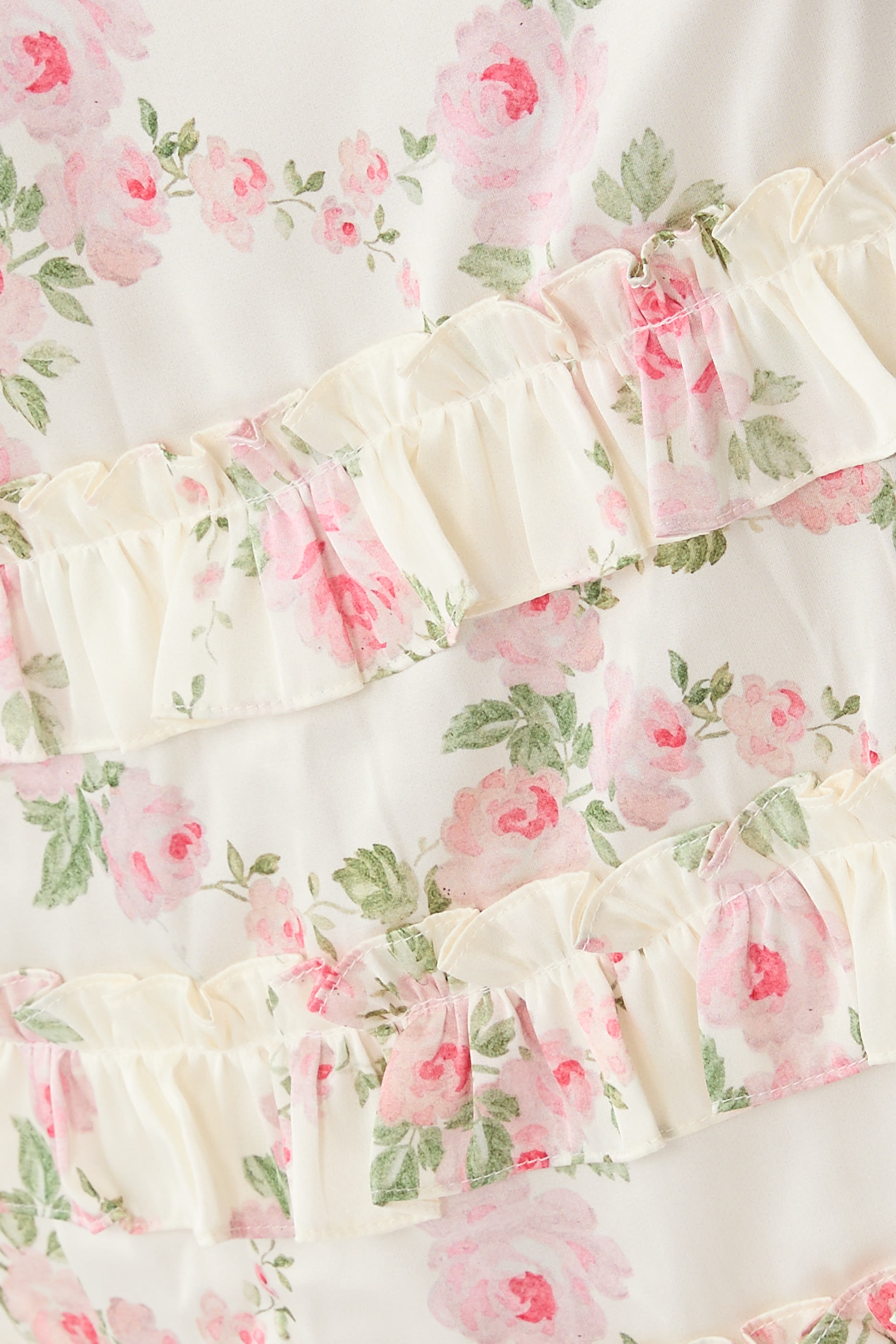 Ruffle Frill Hem Slip Dress