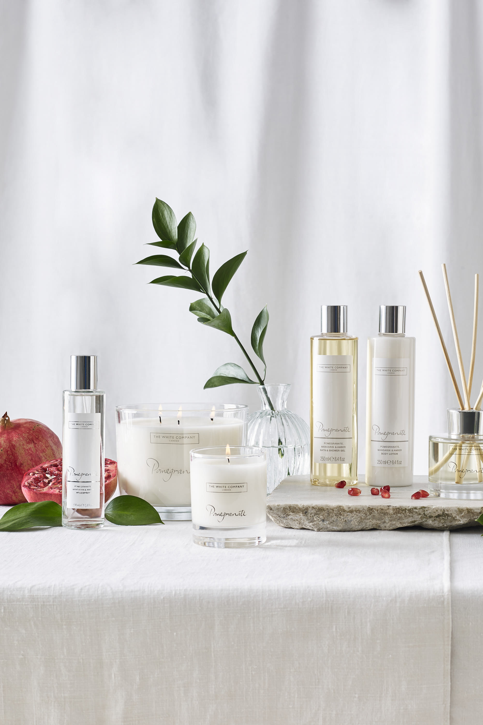 Large Pomegranate Candle