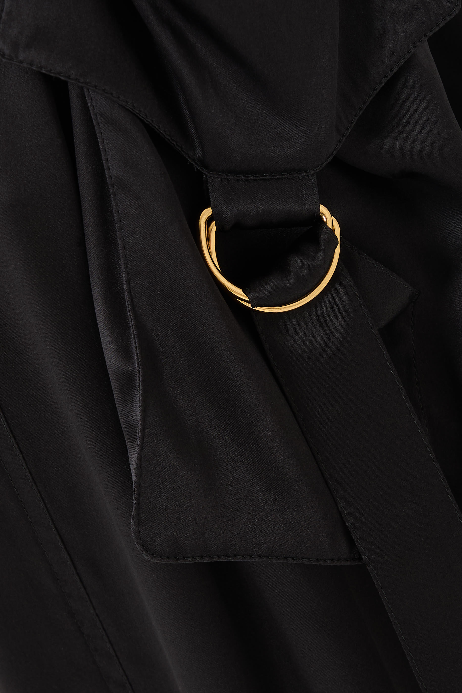 Fluid Cargo Pants in Silk Satin