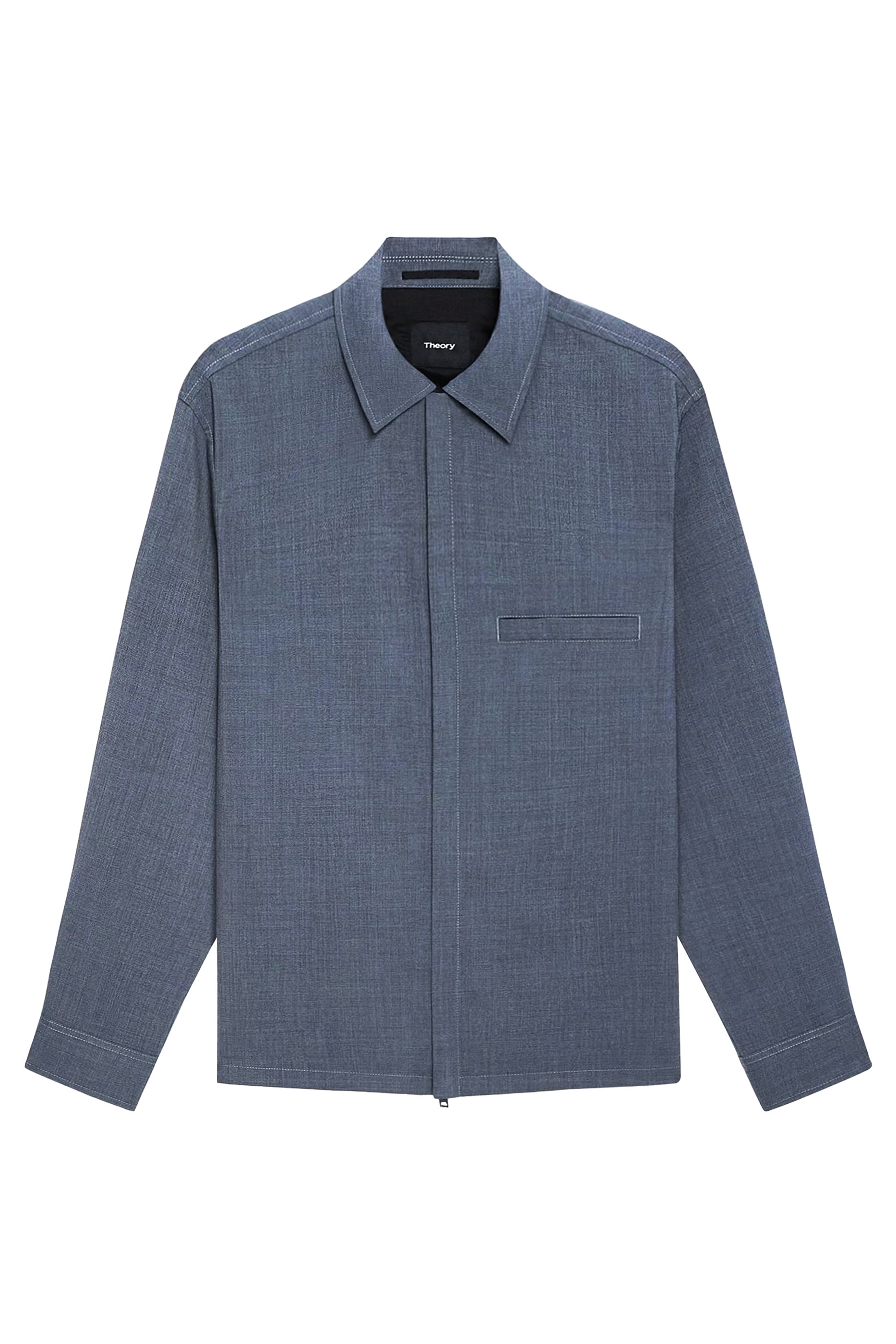 Zip Overshirt in Motion Wool
