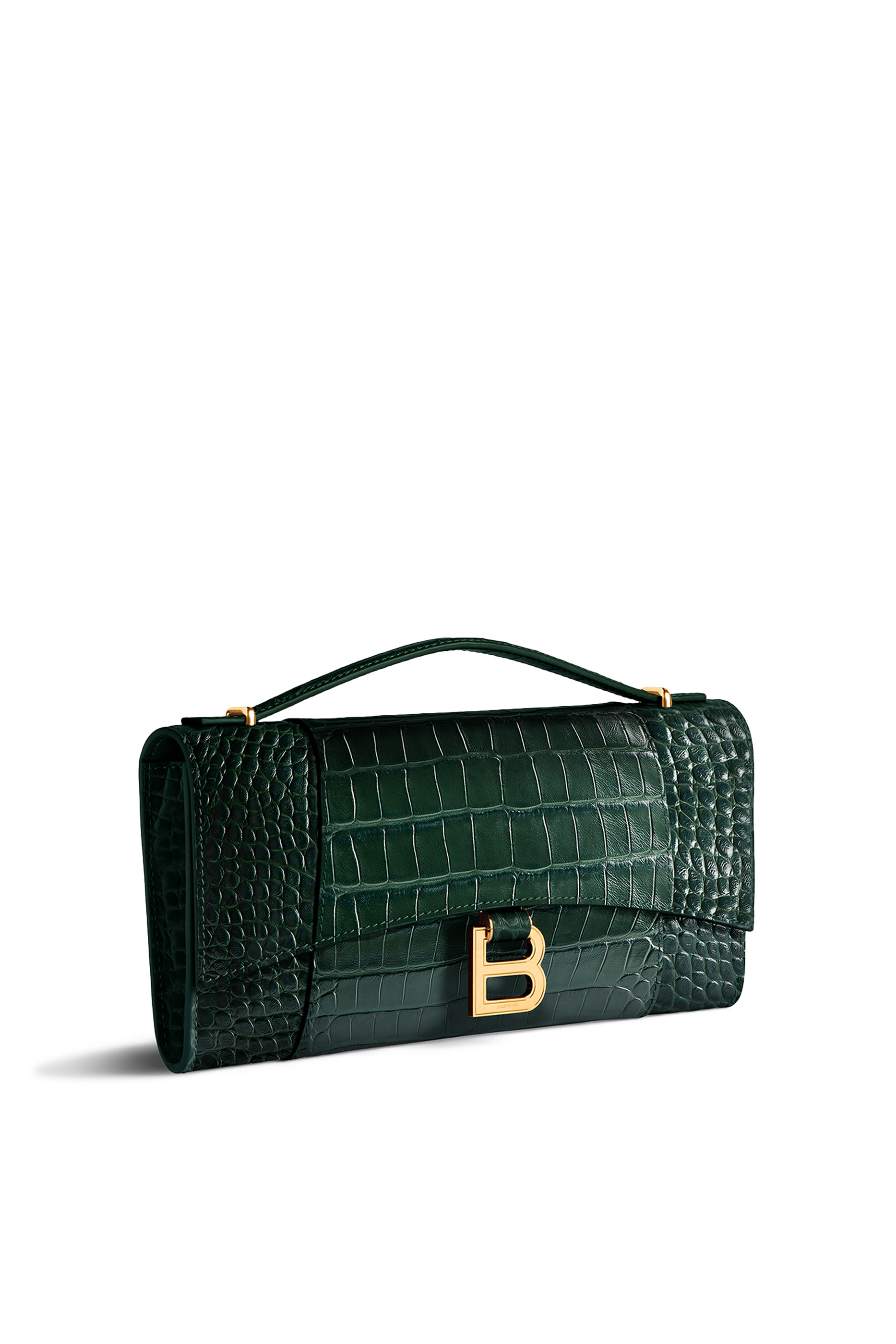 Small Hourglass Top-Handle Bag