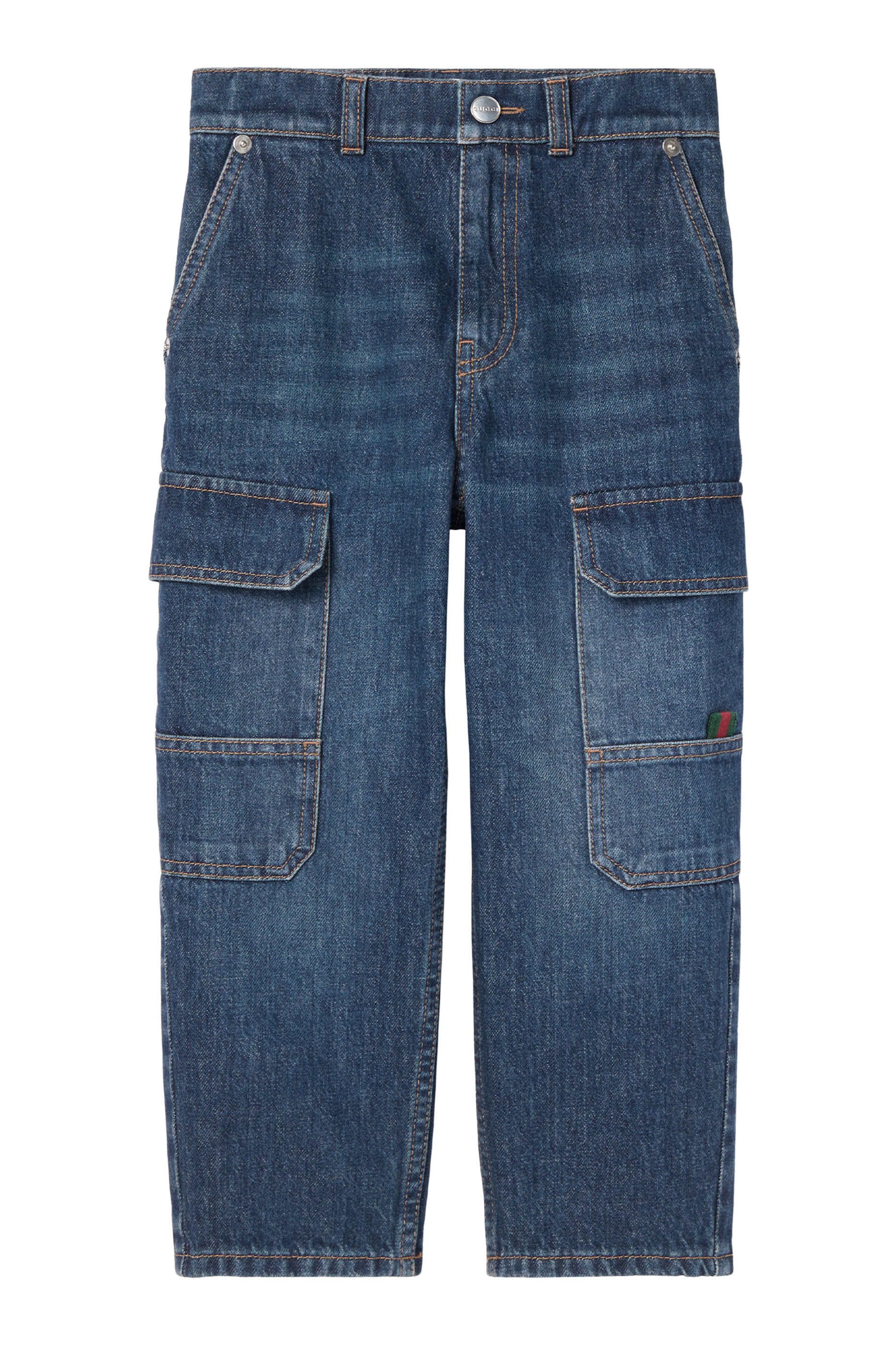 Kids Web Stripe Pants