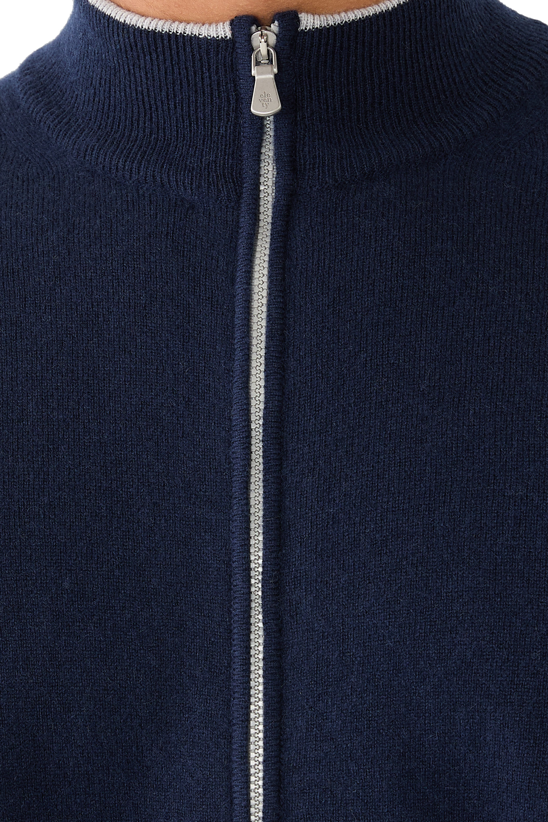 Maglia Zip-Up Cardigan