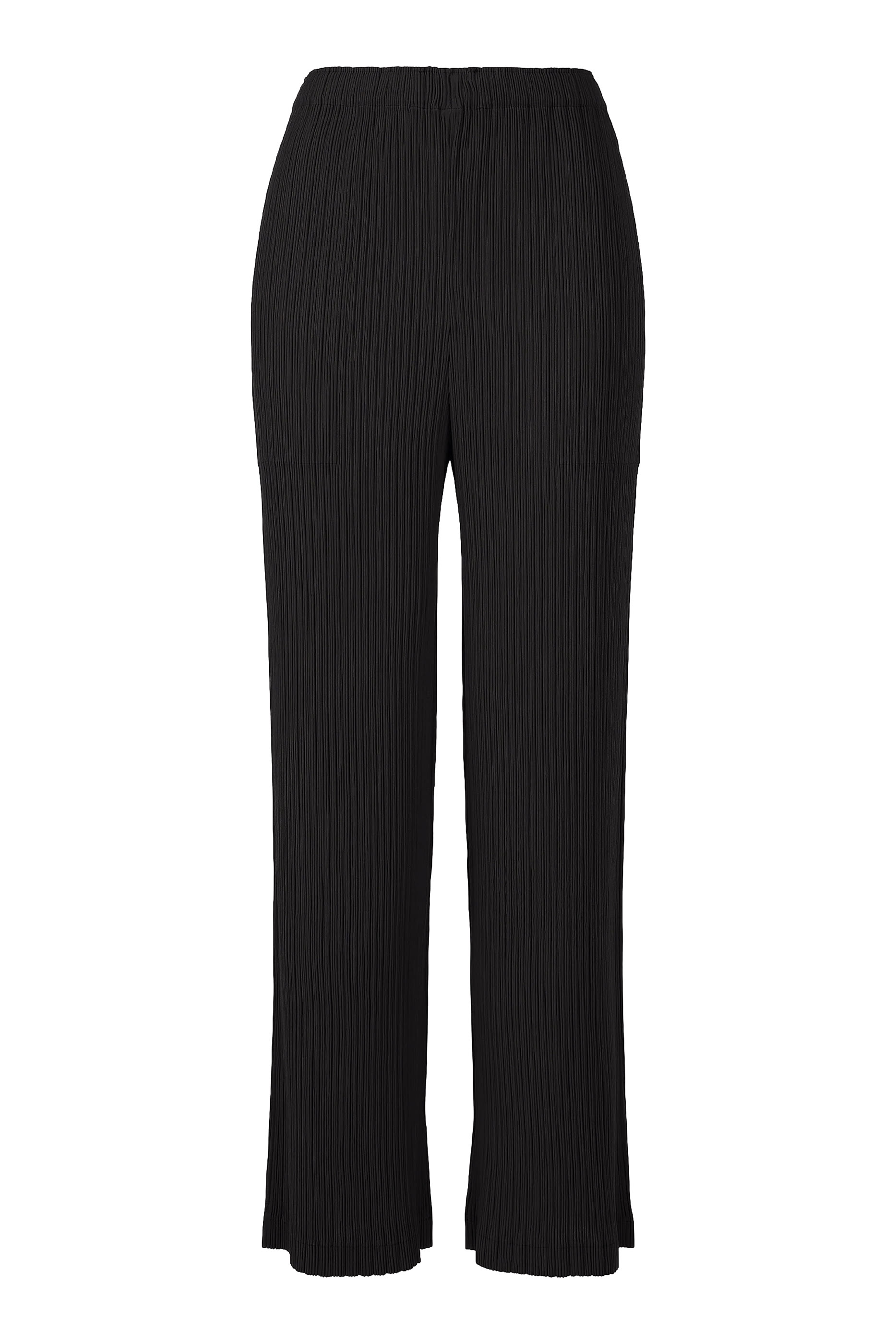 Hatching Pleats Pants