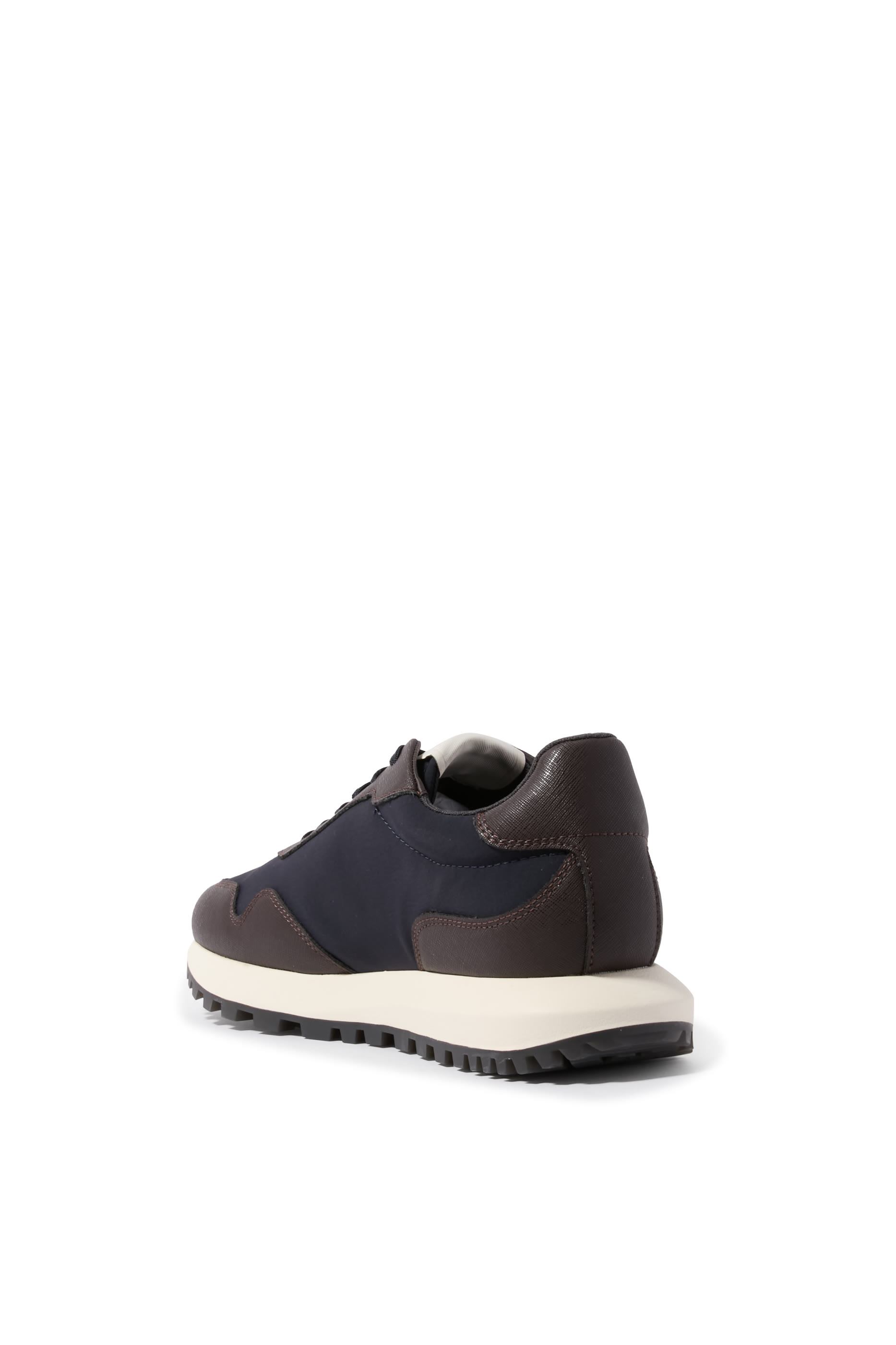 ASV Recycled Nylon Sneakers with Regenerated Saffiano Details
