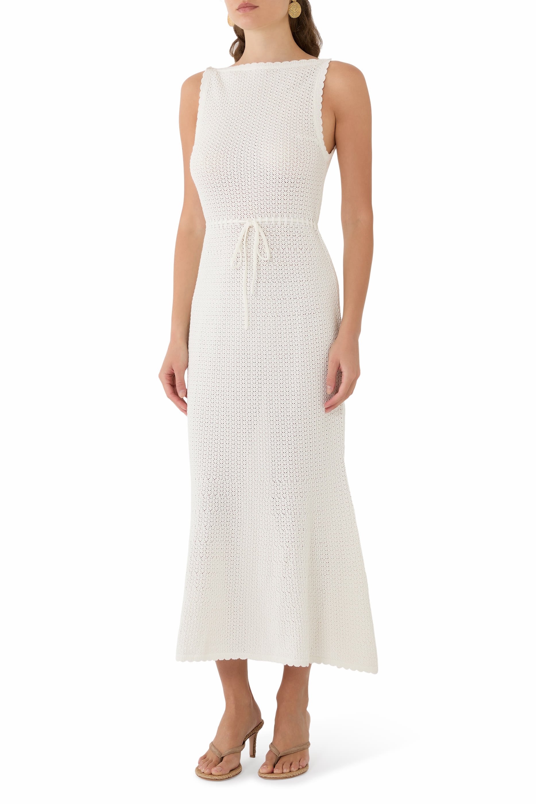  Pointelle Forever Midi Dress