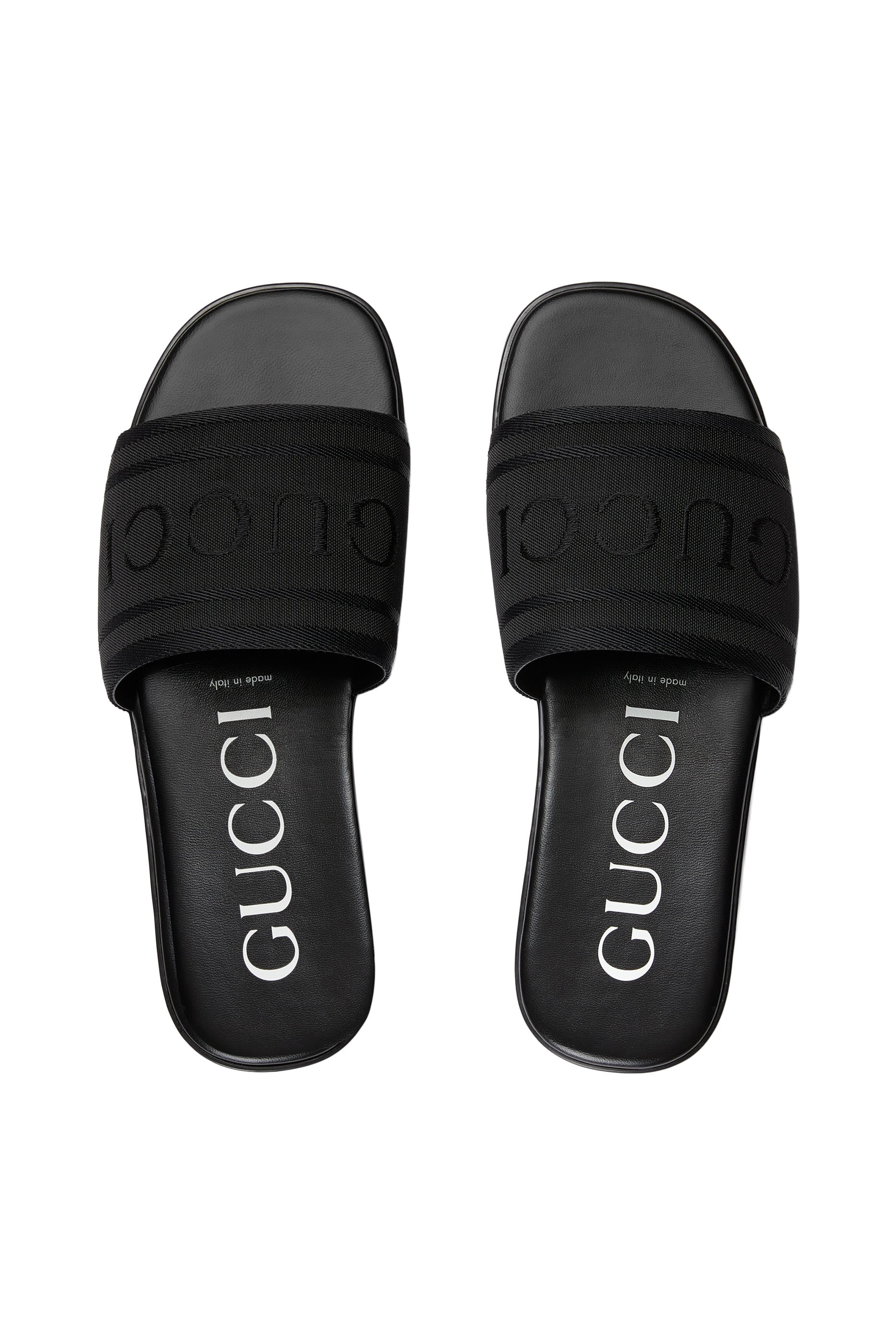 Slide sandals with Tonal Logo