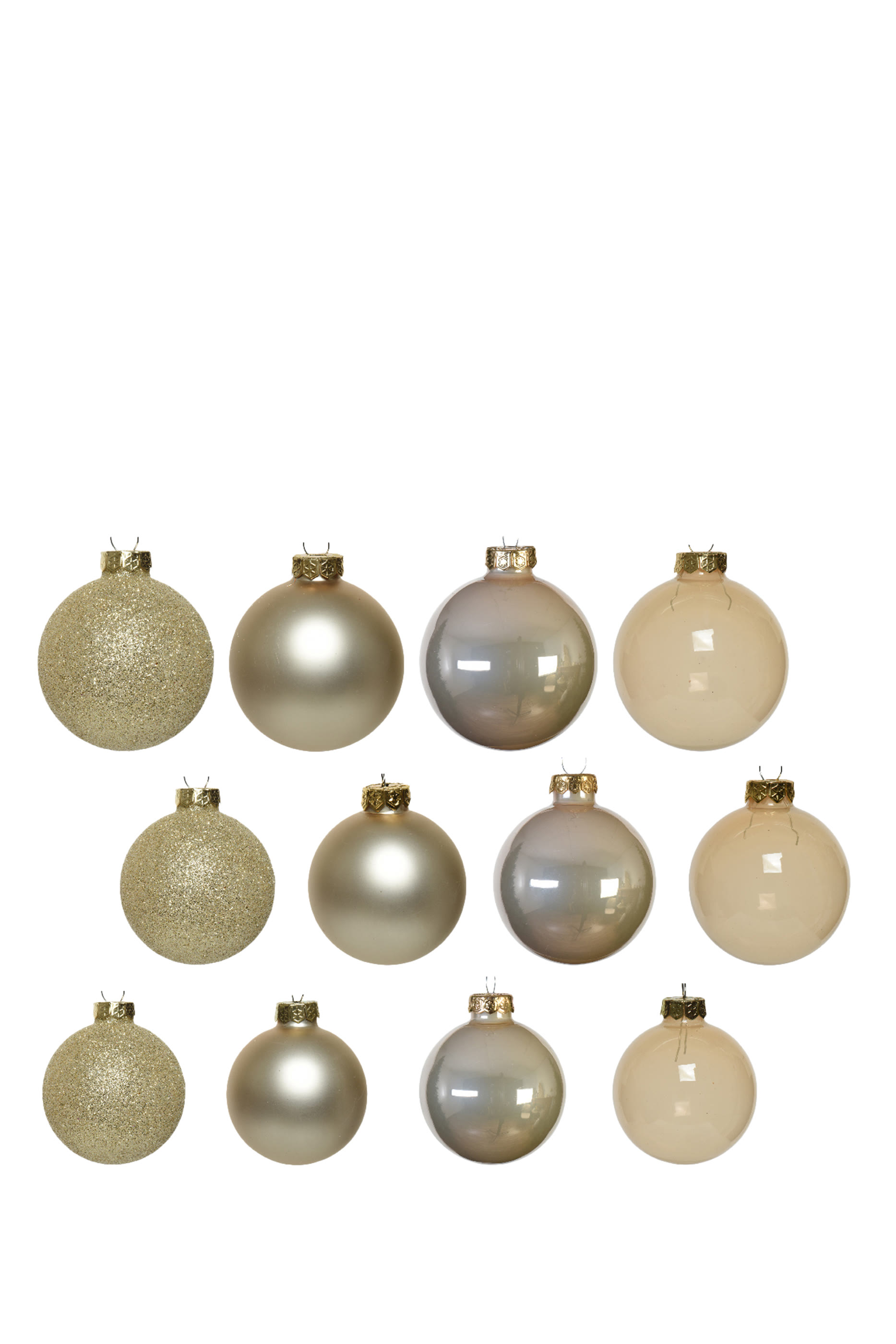Glass Bauble, Set of 42 