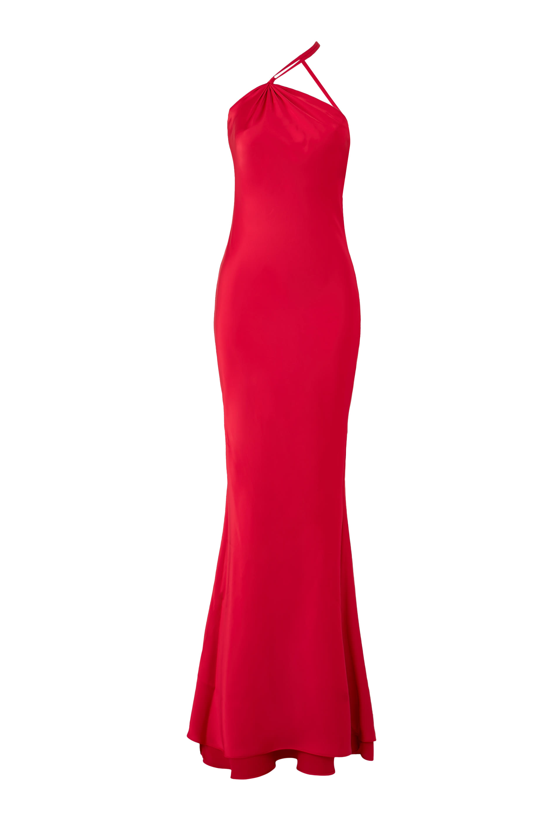 One Shoulder Bias Gown