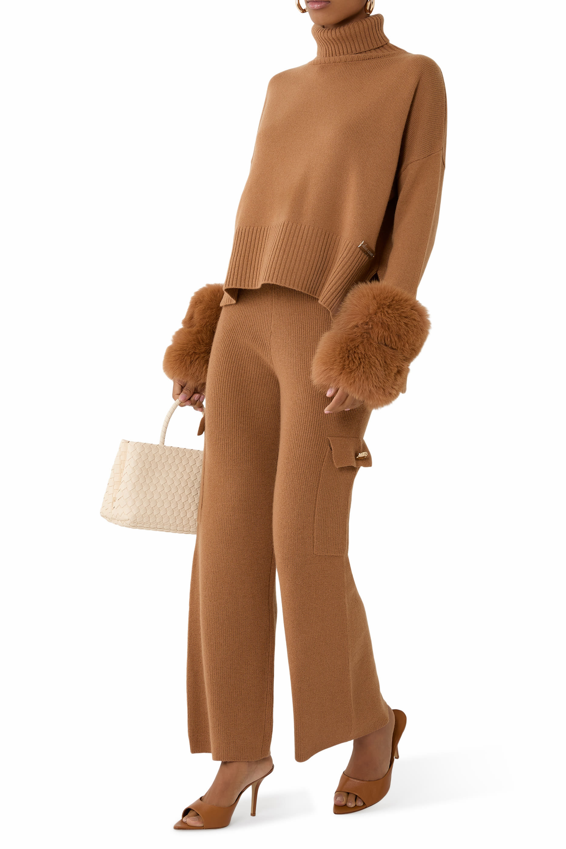 Cargo Pants with Button Detail