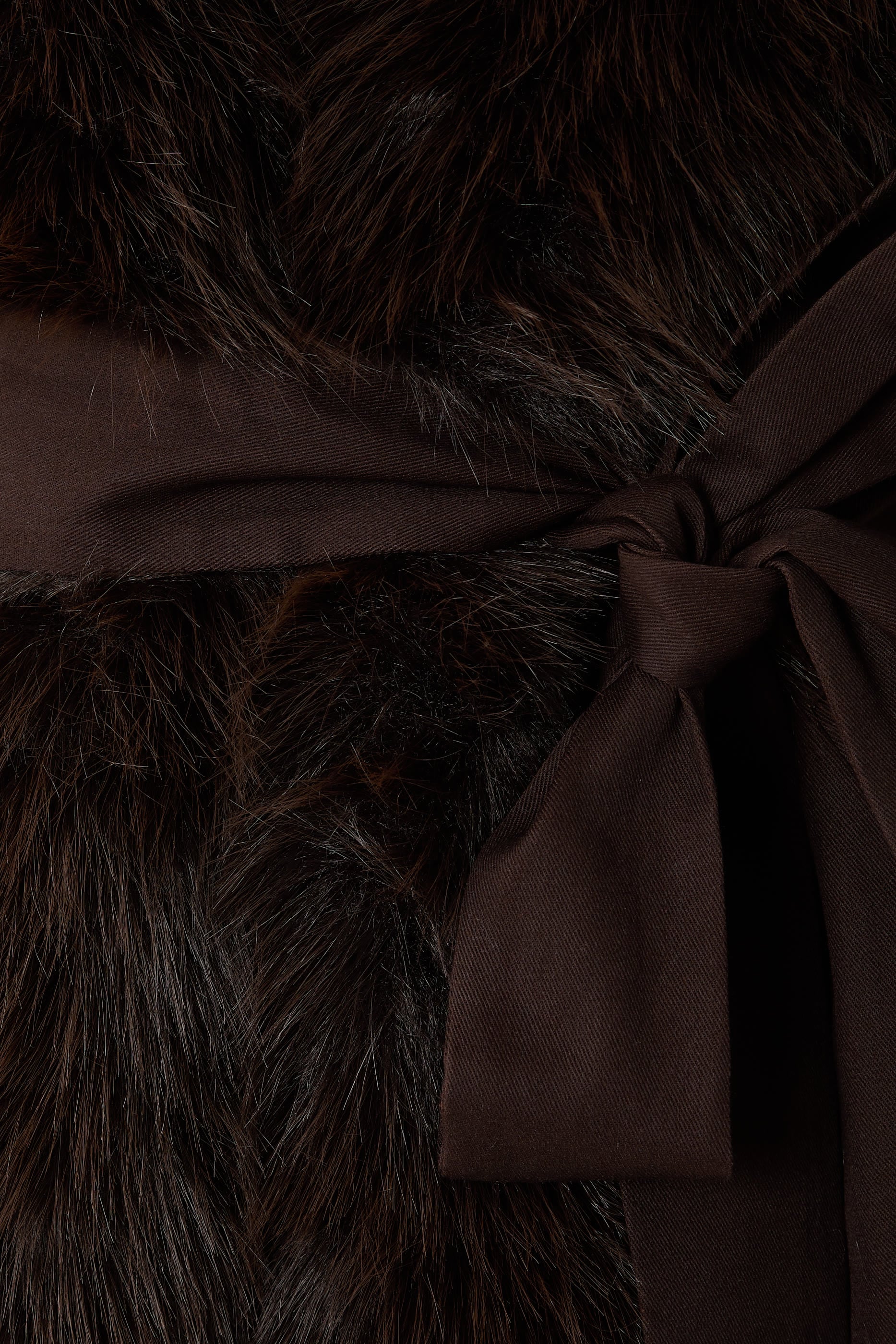 Fax Fur Collar Jacket