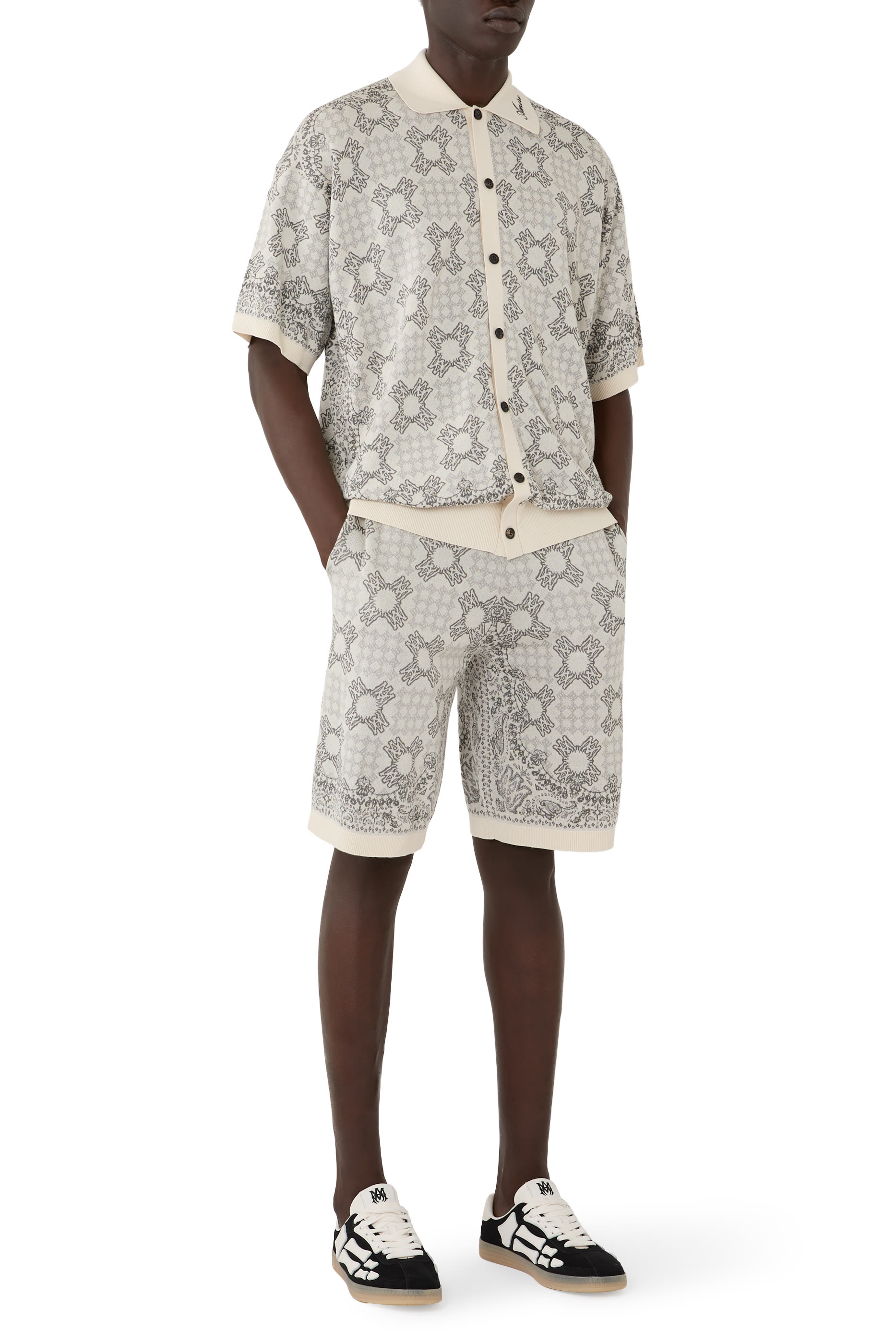 MA Quad Check Mesh Knit Shorts