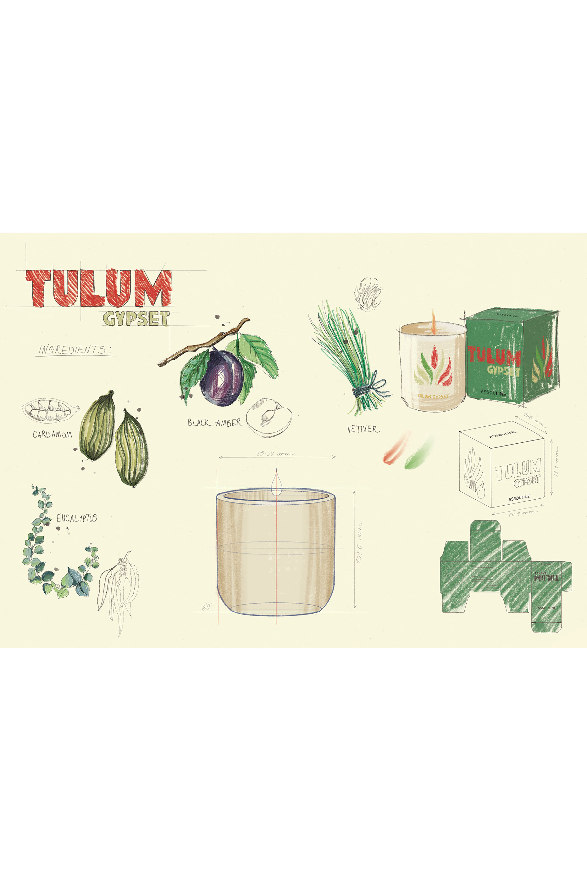 Tulum Gypset - Travel From Home Candle
