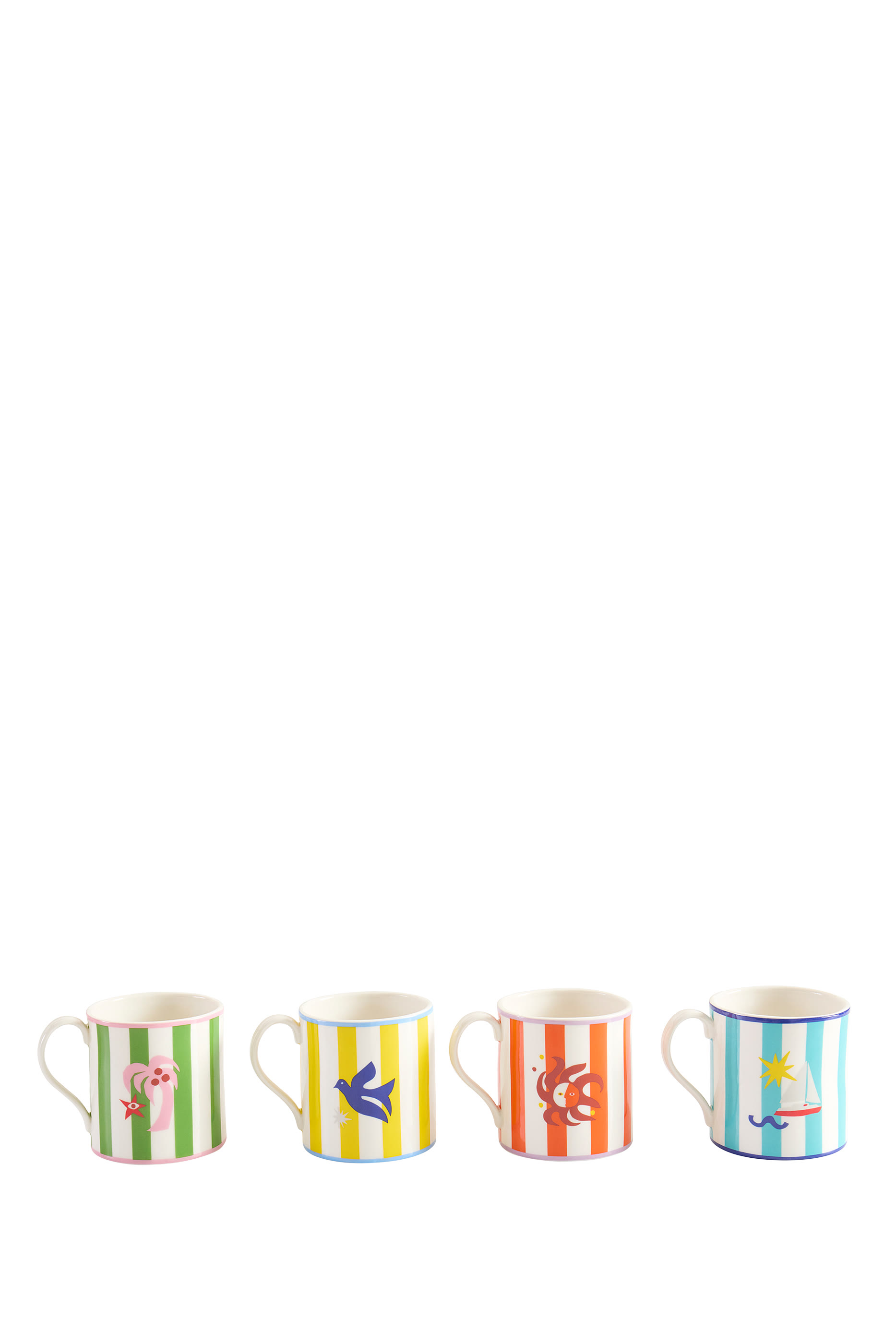 Playa Mug, Set of 4