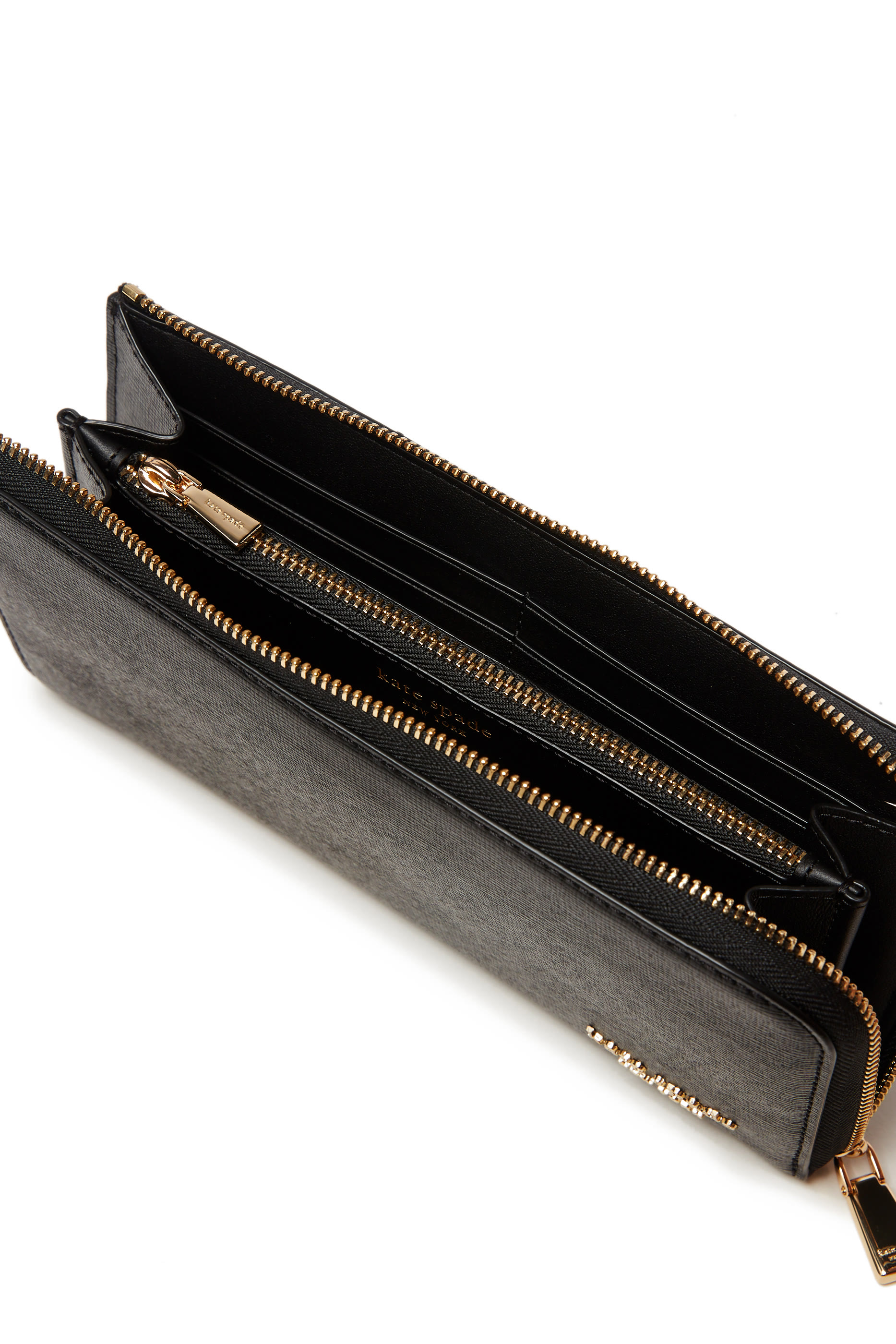 Small Devin Saffiano Leather Bifold Wallet