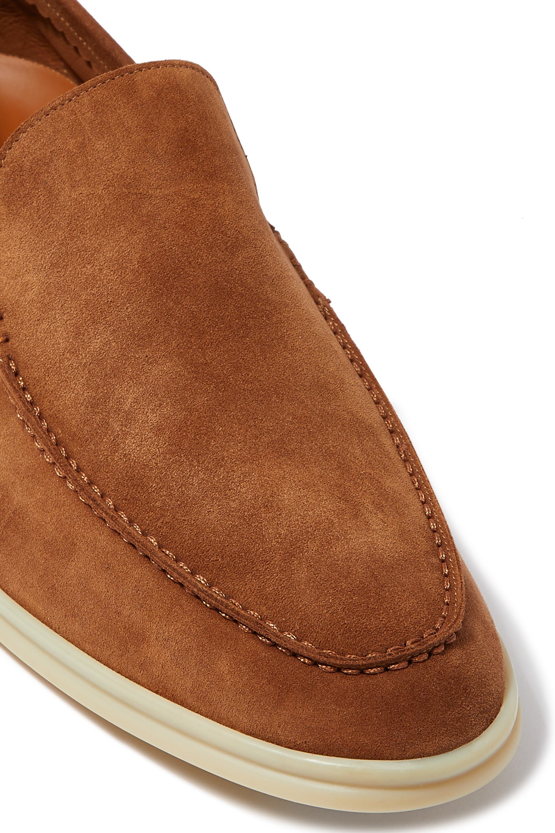 Nappa Leather Slip On Loafers