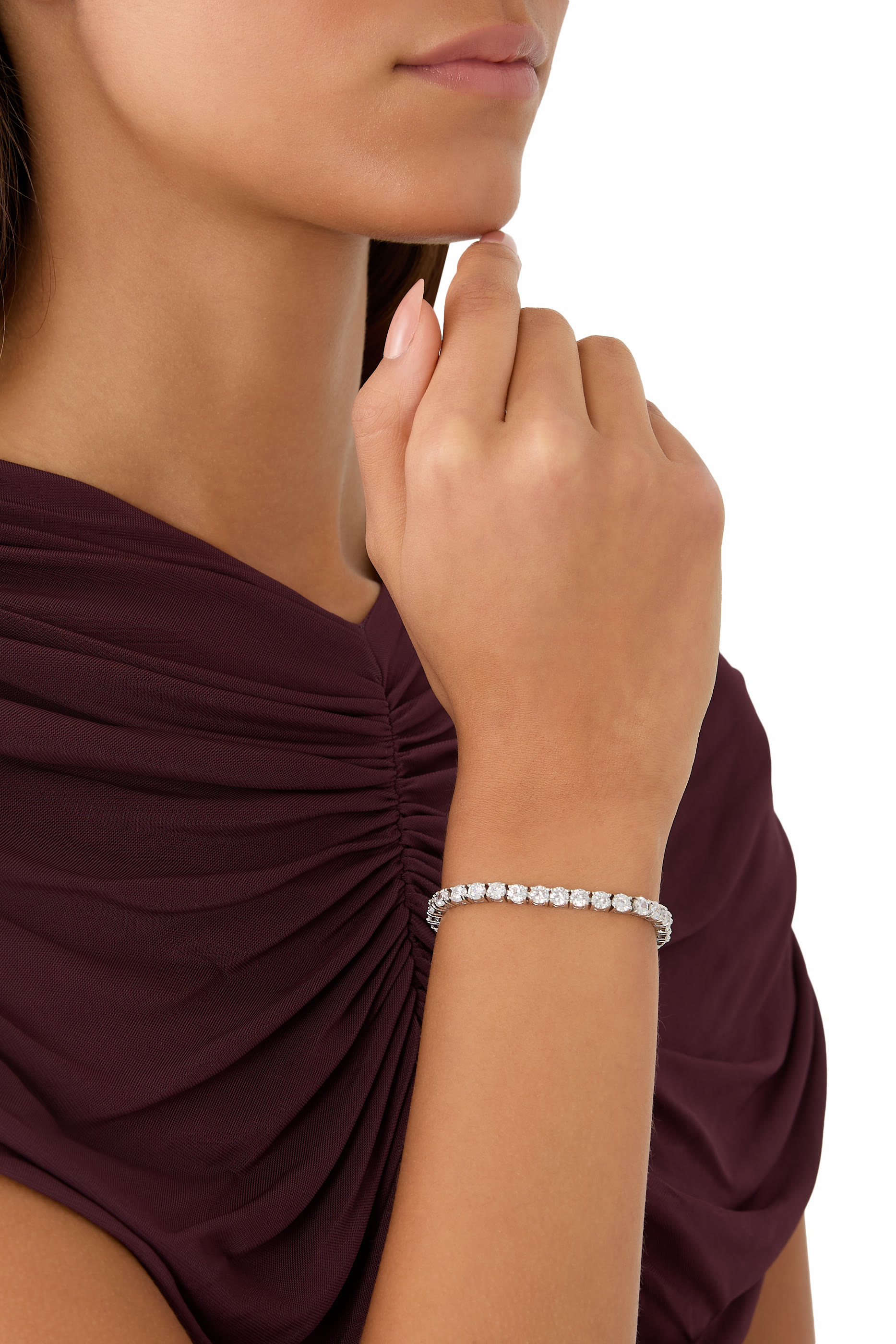 Round Classic Tennis Bracelet 