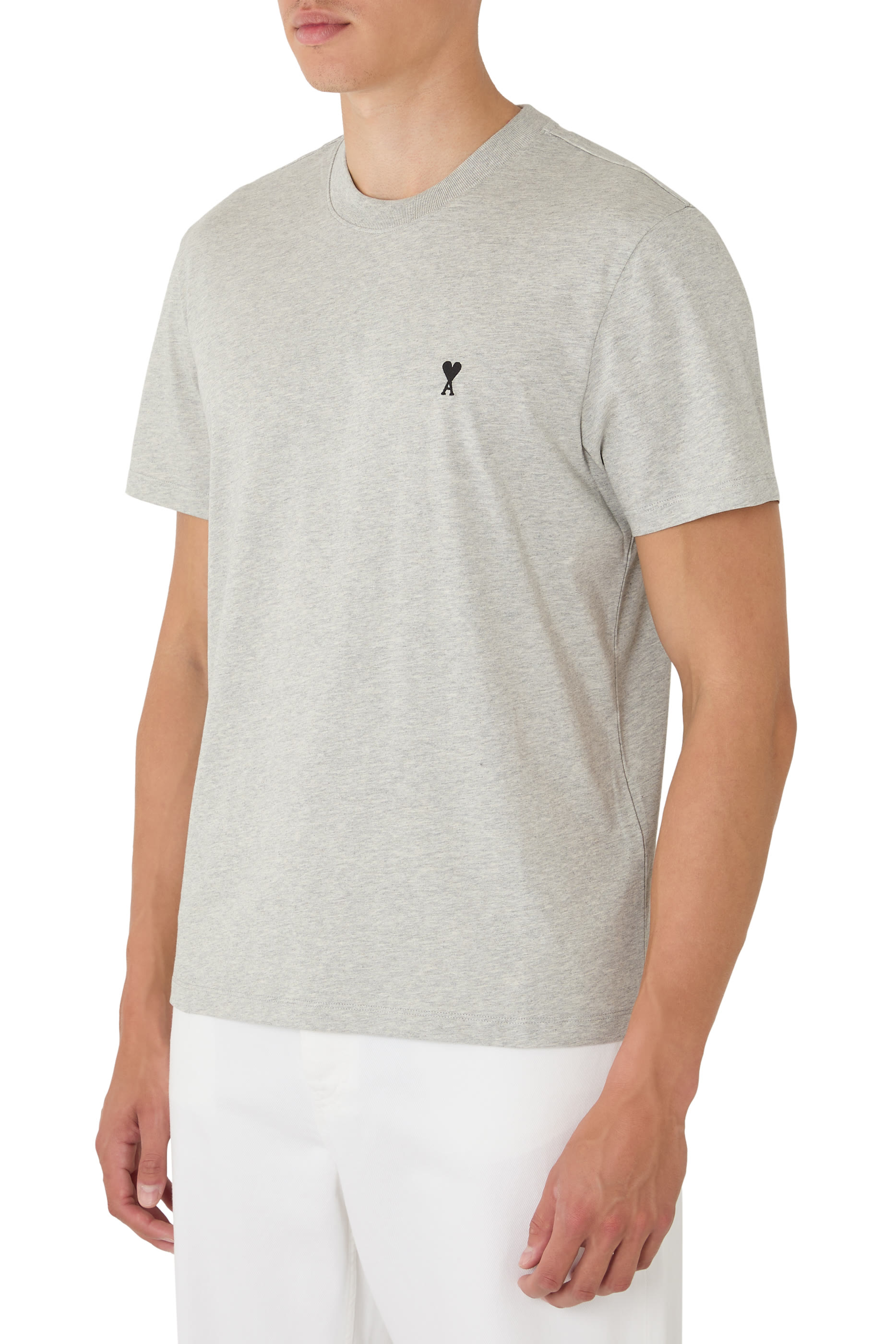 Cotton T-Shirt with Ami de Coeur