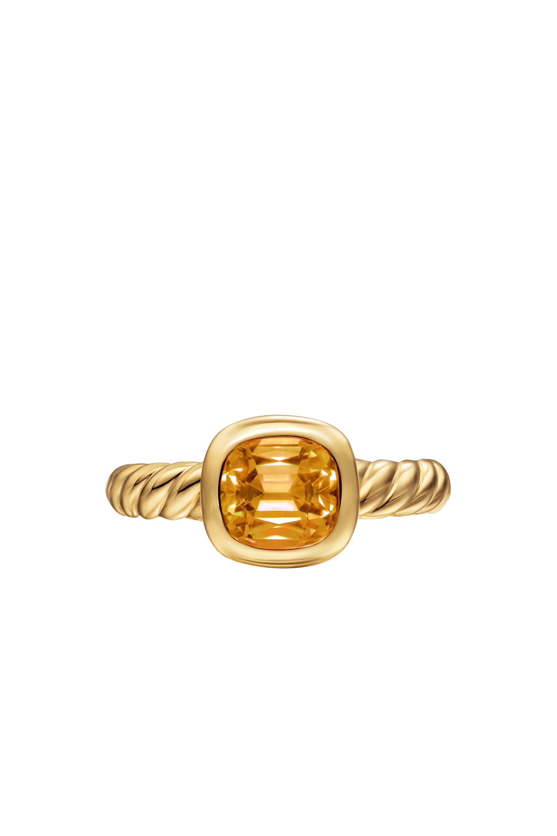 DY Mercer® Stone Ring, 18K Yellow Gold & Citrine
