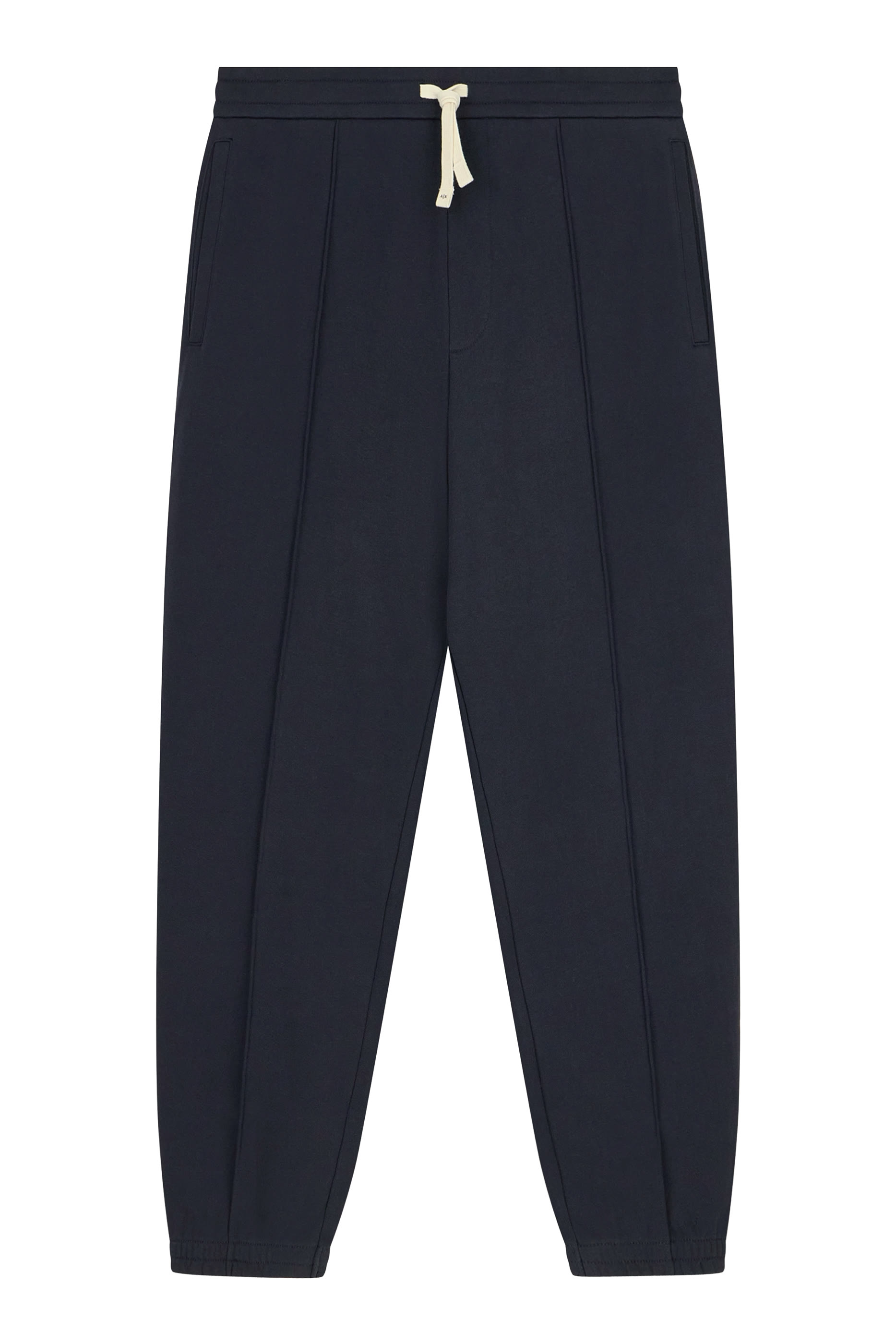 Rib-Knit Details Trousers