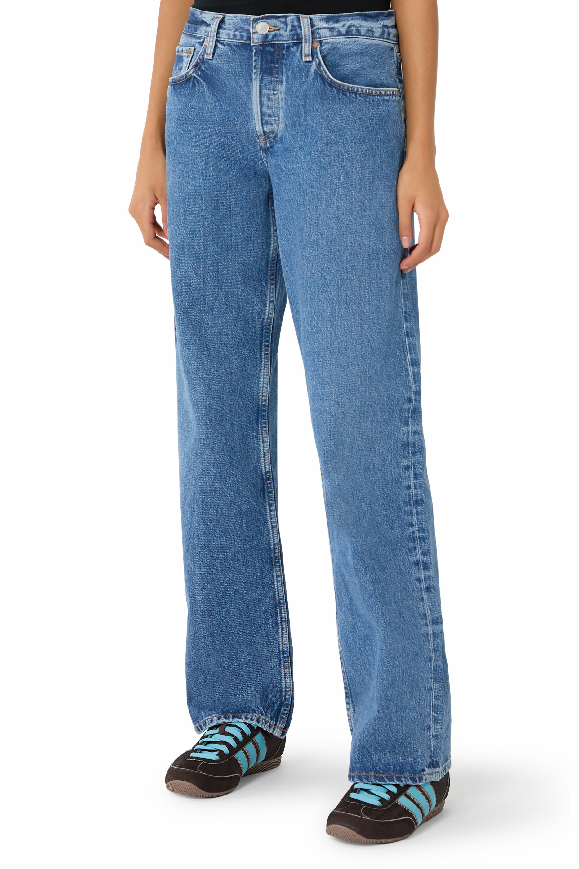 Low Rise Loose Jeans 