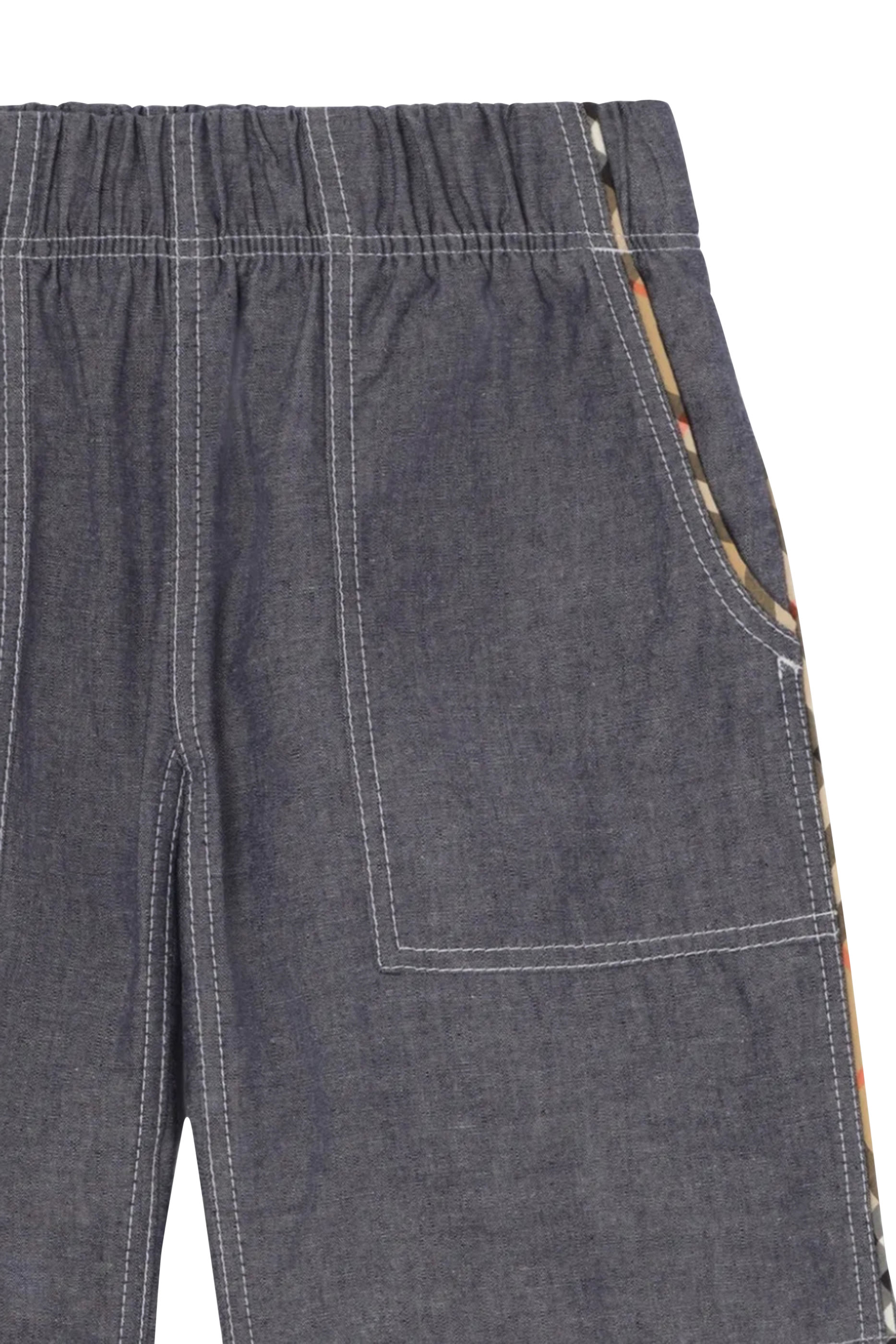 Kids Cotton Cargo Shorts