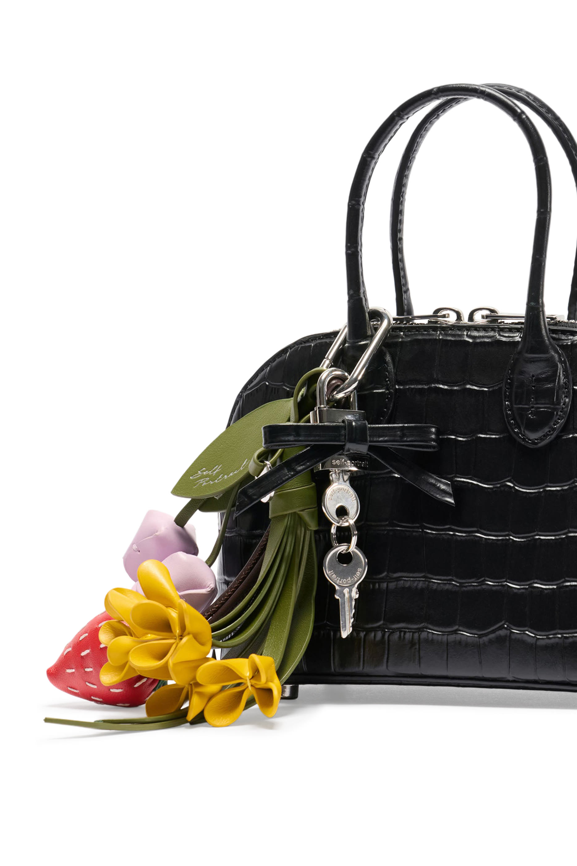 Embossed Leather Mini Bag