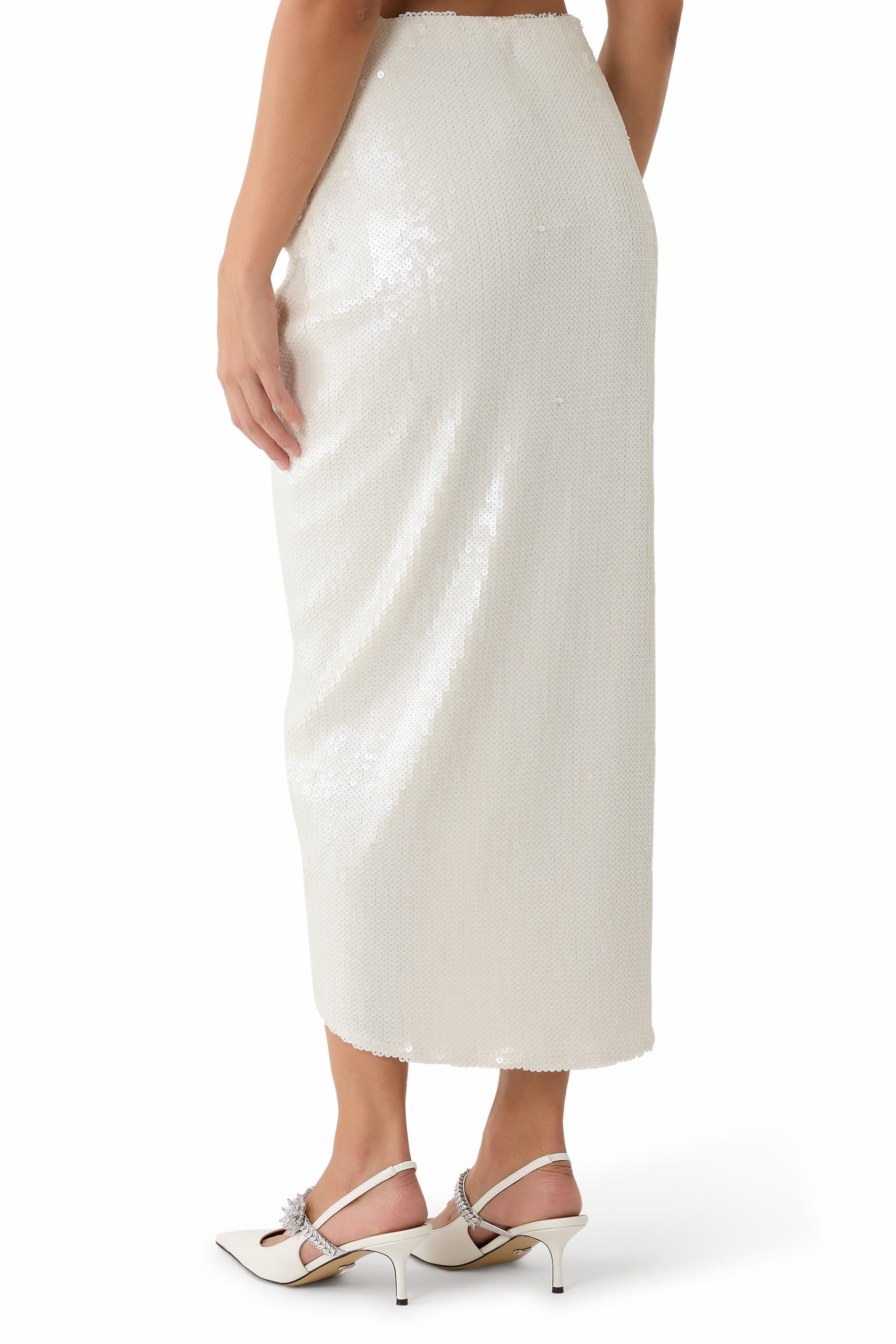 Sequins Knot Skirt 