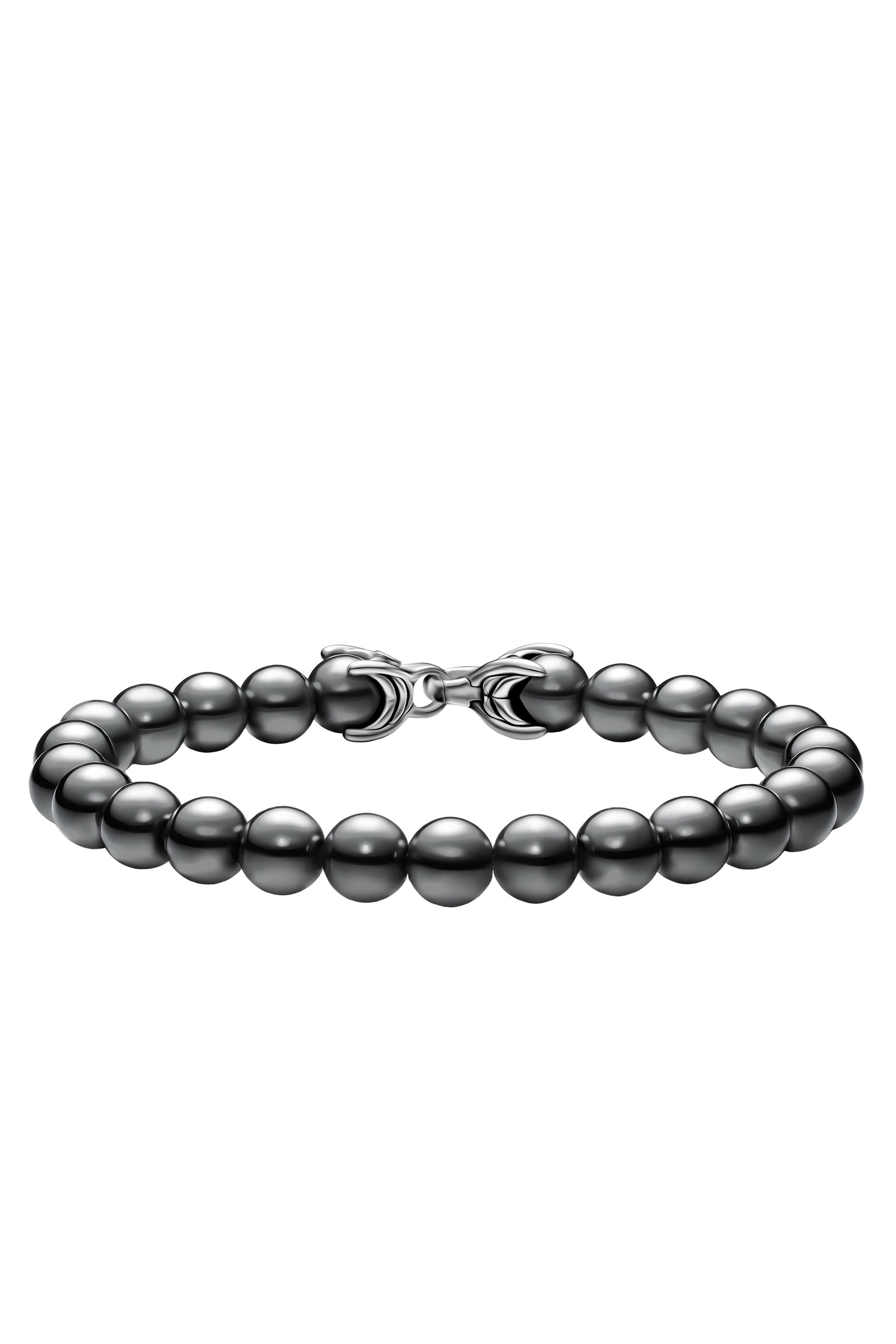 Spiritual Bracelet, Sterling Silver & Onyx