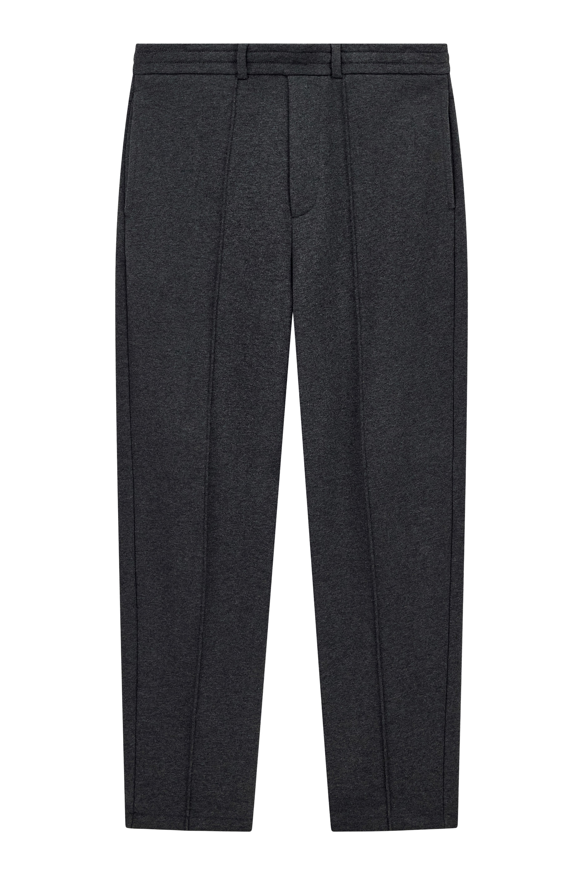 Flat Front Straight-Leg Trousers