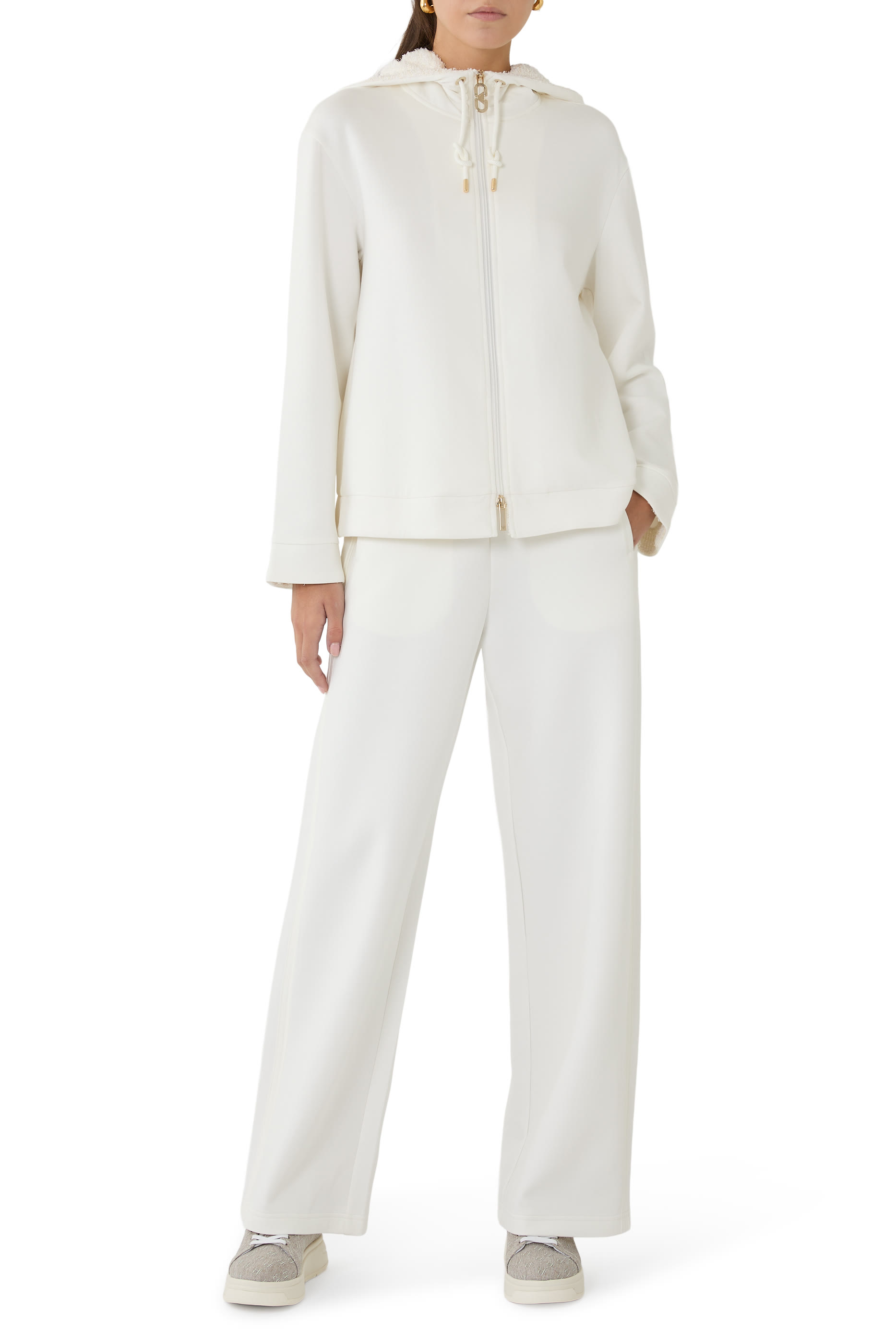 Double Jersey Hooded Sweatshirt