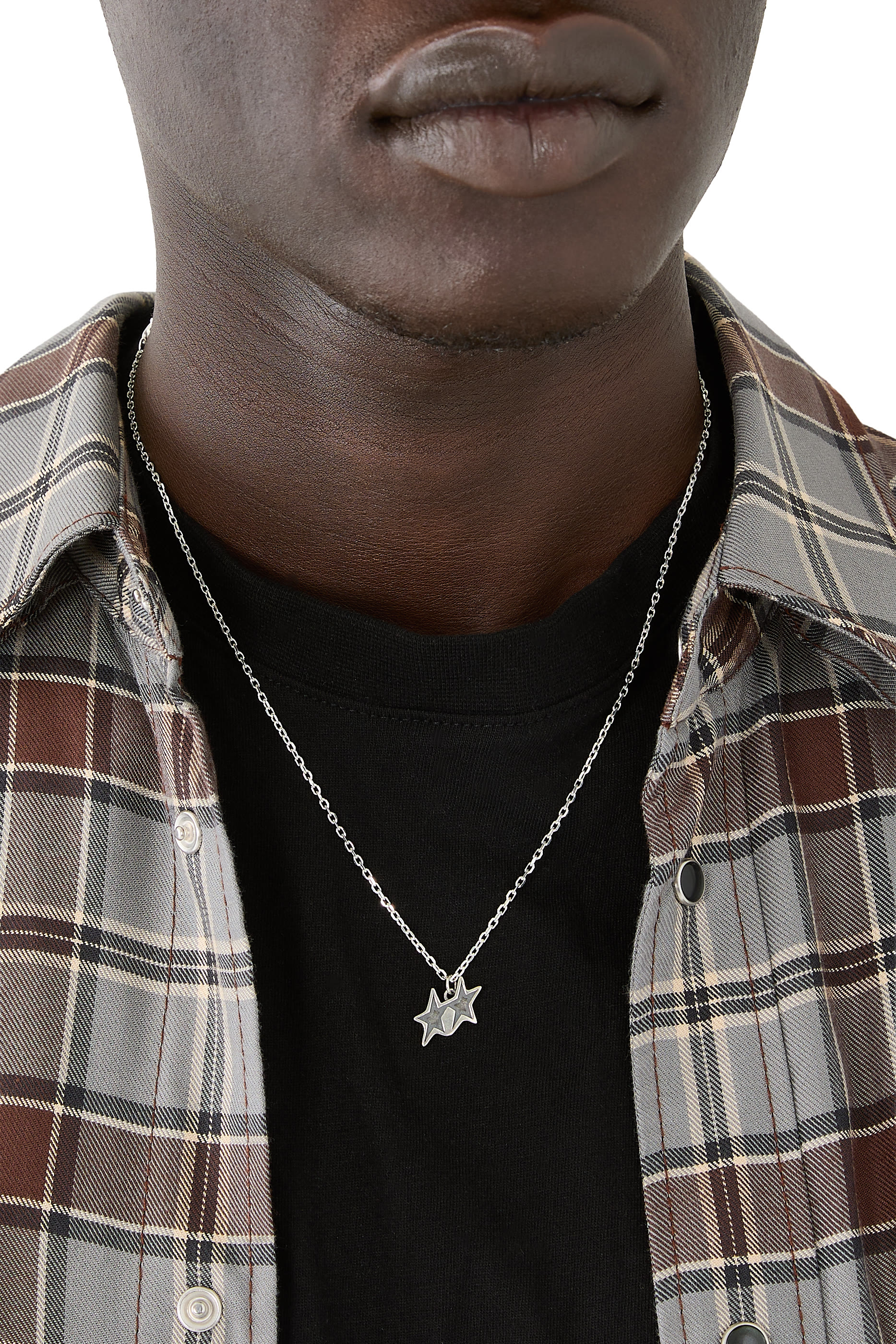 Tilted Necklace, 925 Sterling Silver