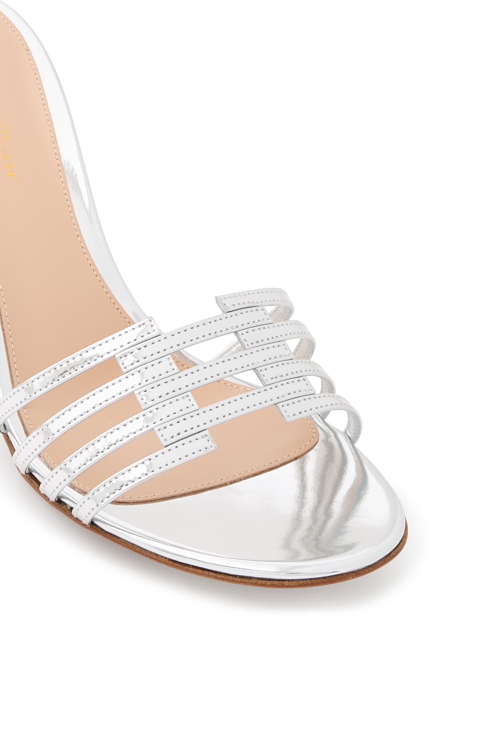 Metallic Leather 70 Mules
