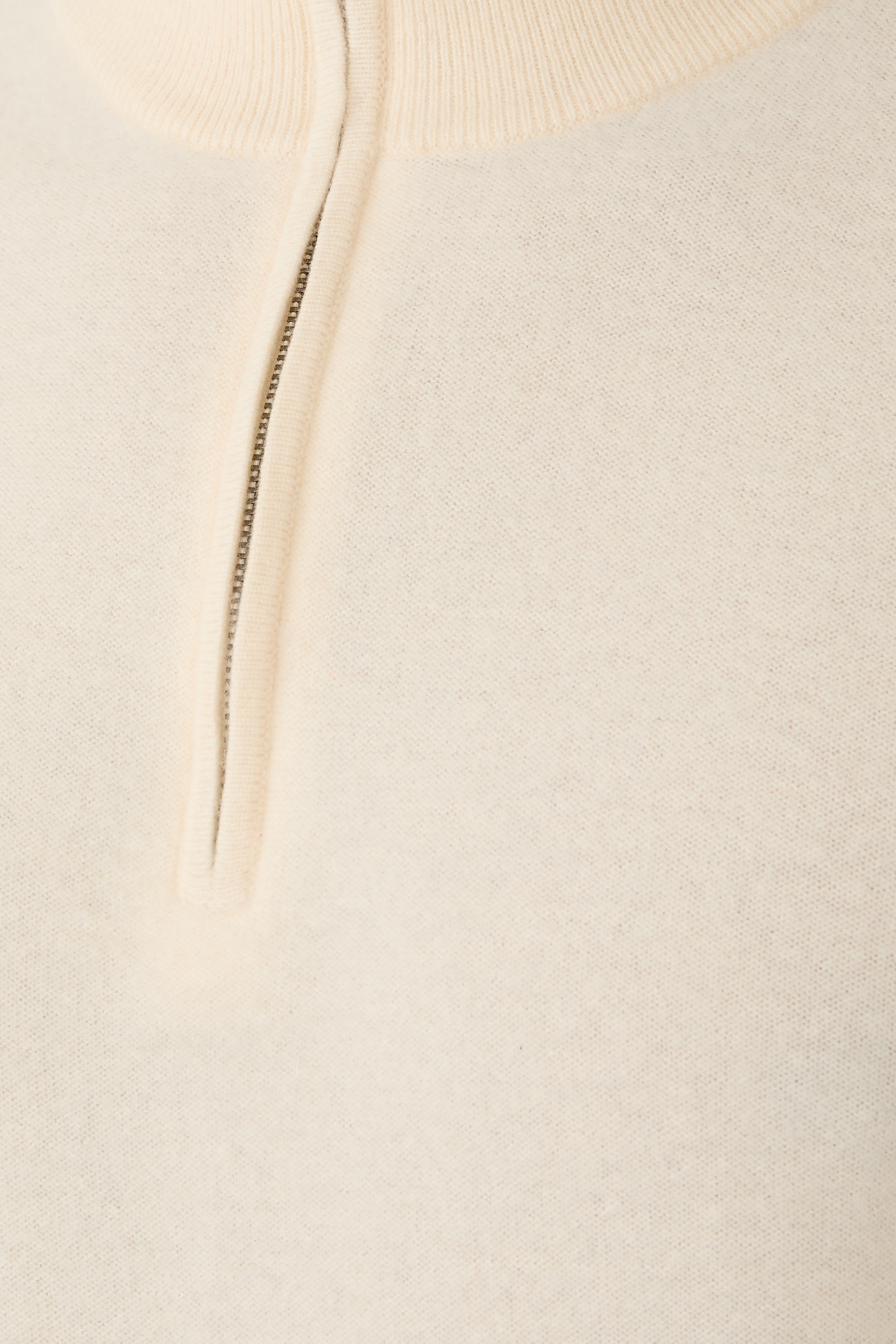  Plush Cashmere Quarter-Zip Sweater